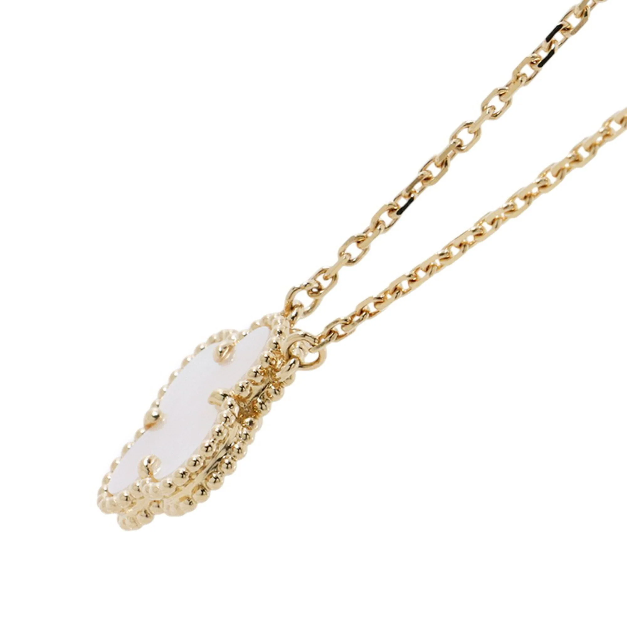 Alhambra Pendant Necklace 18K Yellow Gold and Mother of Pearl - Image 2