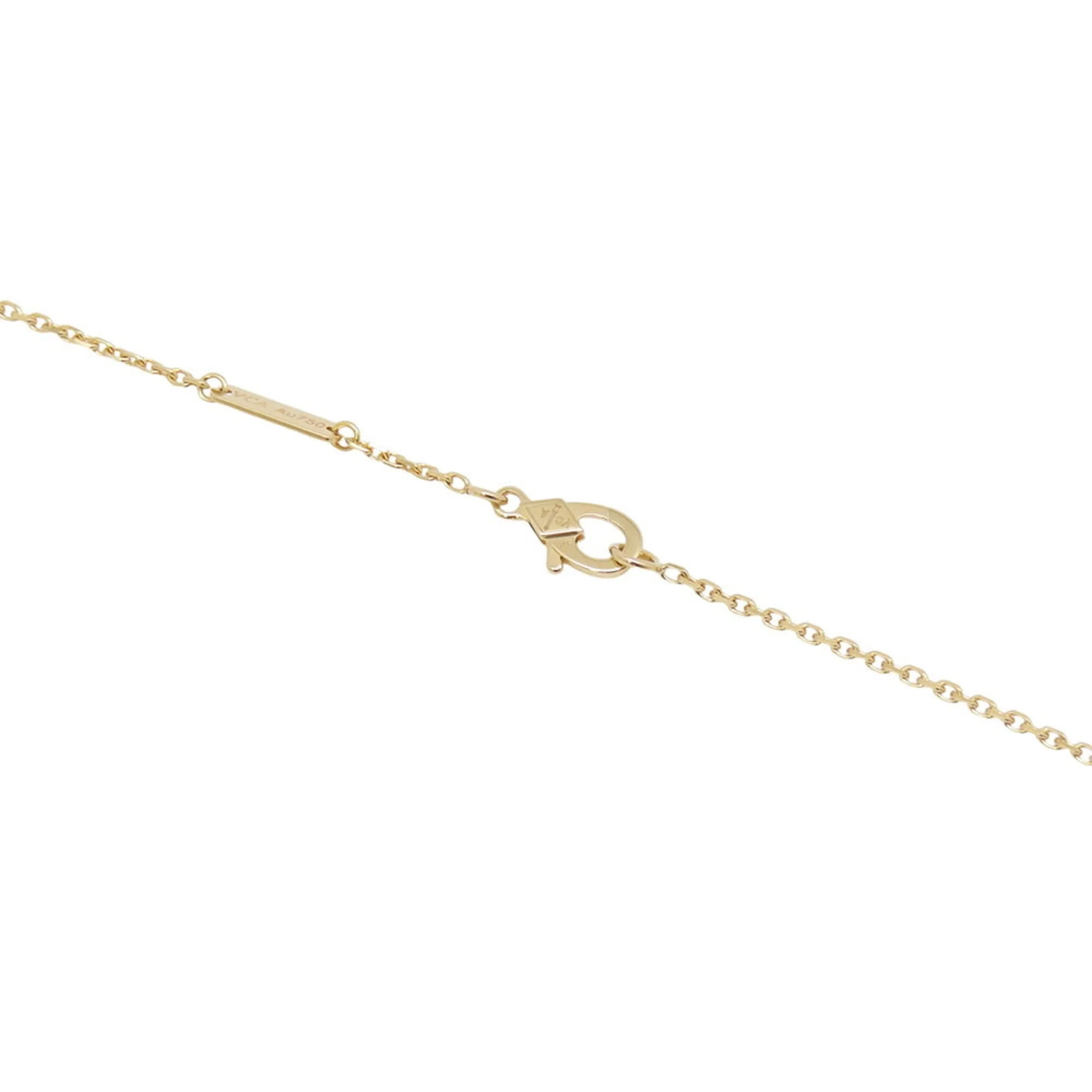 Alhambra Pendant Necklace 18K Yellow Gold and Mother of Pearl - Image 4
