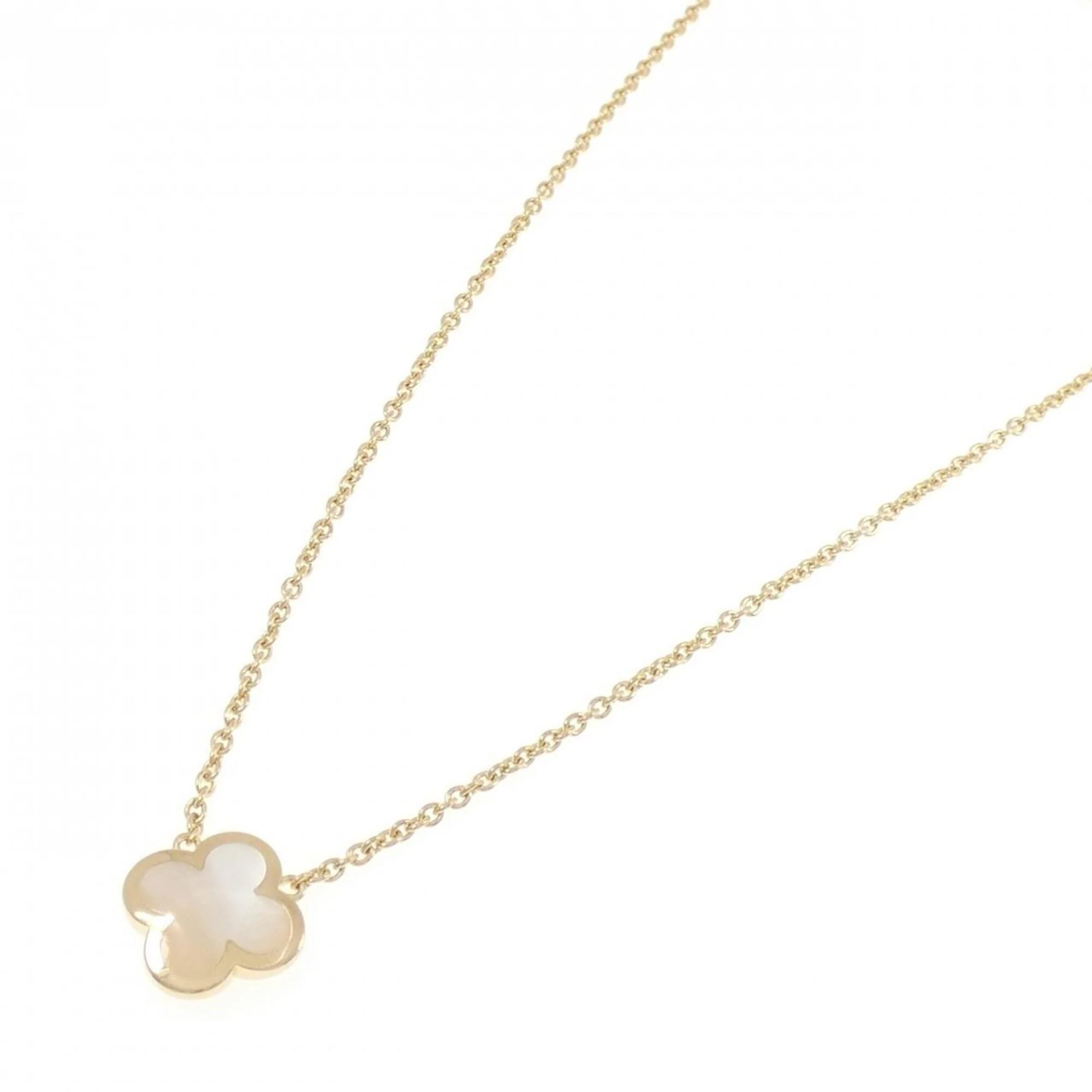 Alhambra Pendant Necklace 18K Yellow Gold and Mother of Pearl - Image 2