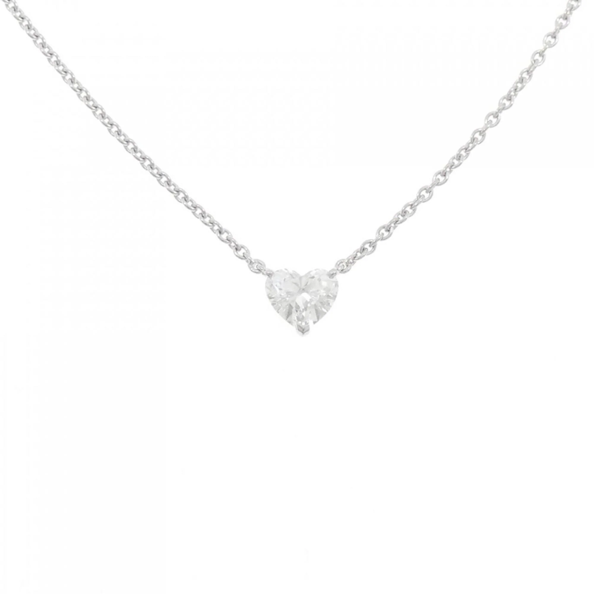 Pendant Necklace 18K White Gold With Diamond