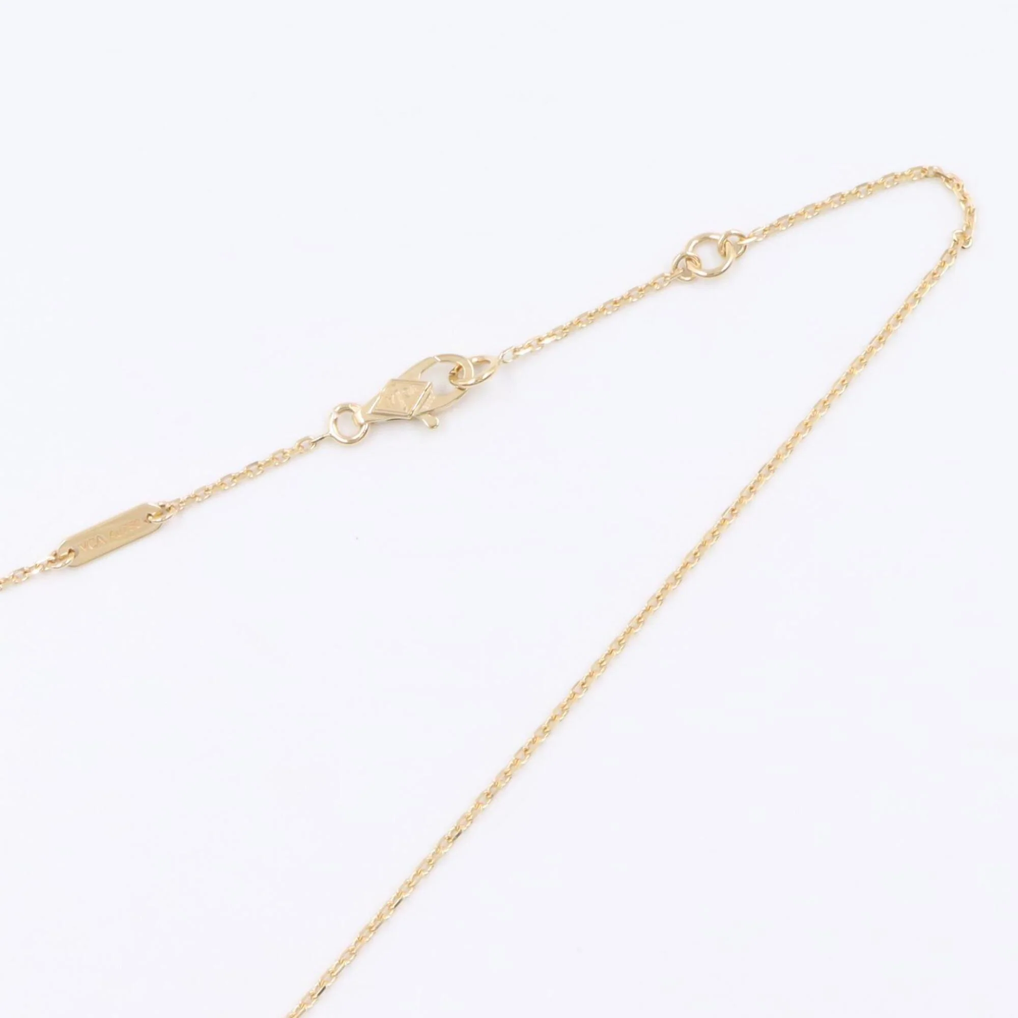 Pendant Necklace 18K Yellow Gold With Mother Of Pearl - Image 4