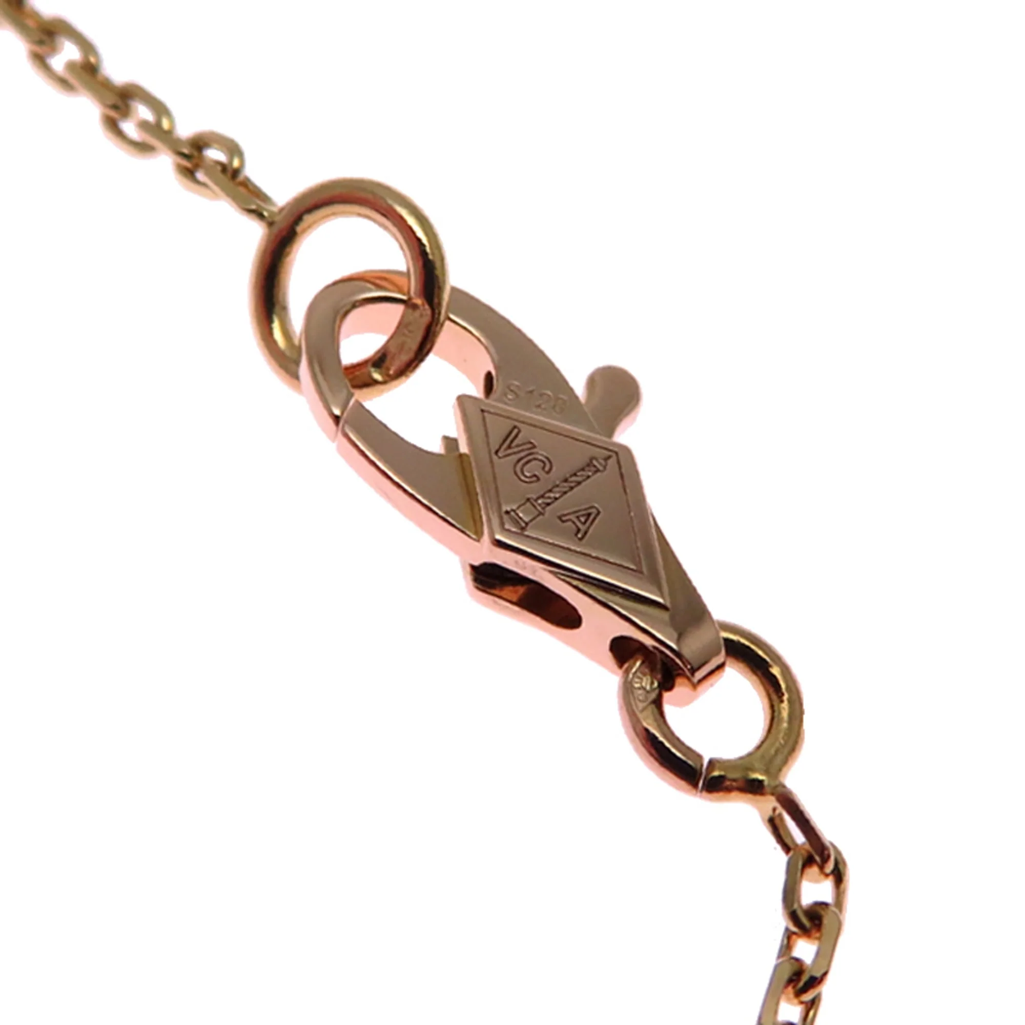 Sweet Alhambra Pendant Necklace 18K Rose Gold - Image 4