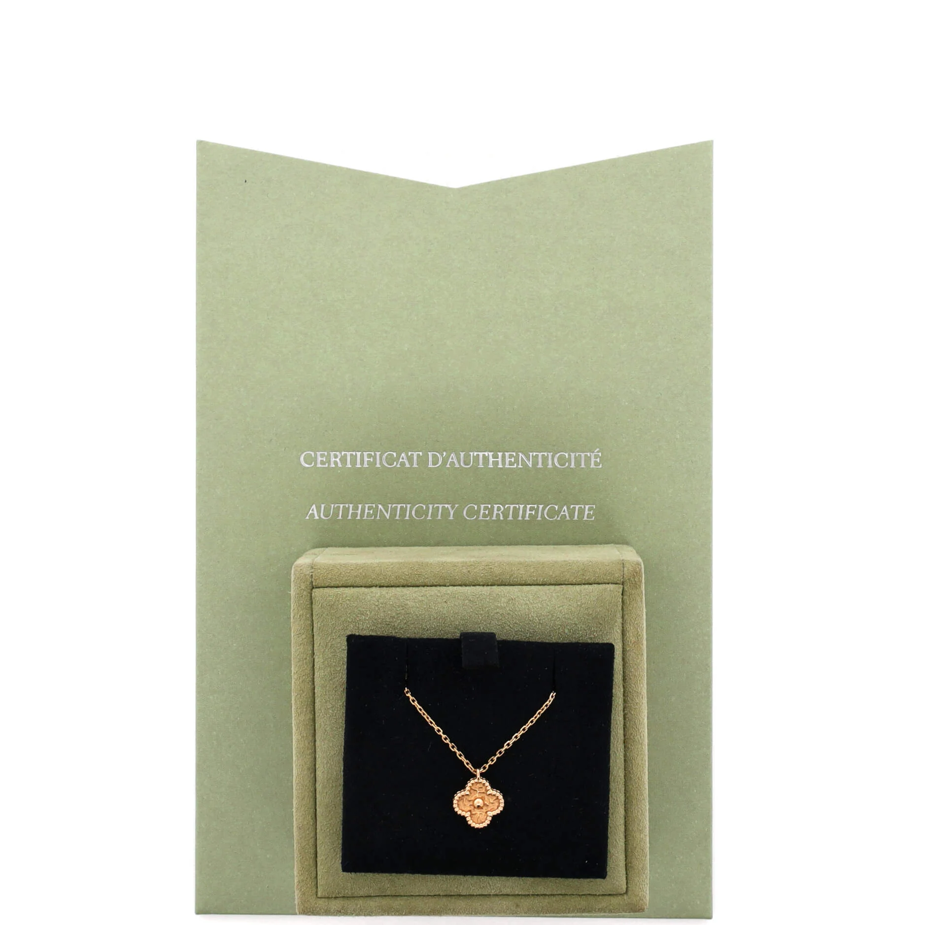 Sweet Alhambra Pendant Necklace 18K Rose Gold - Image 2