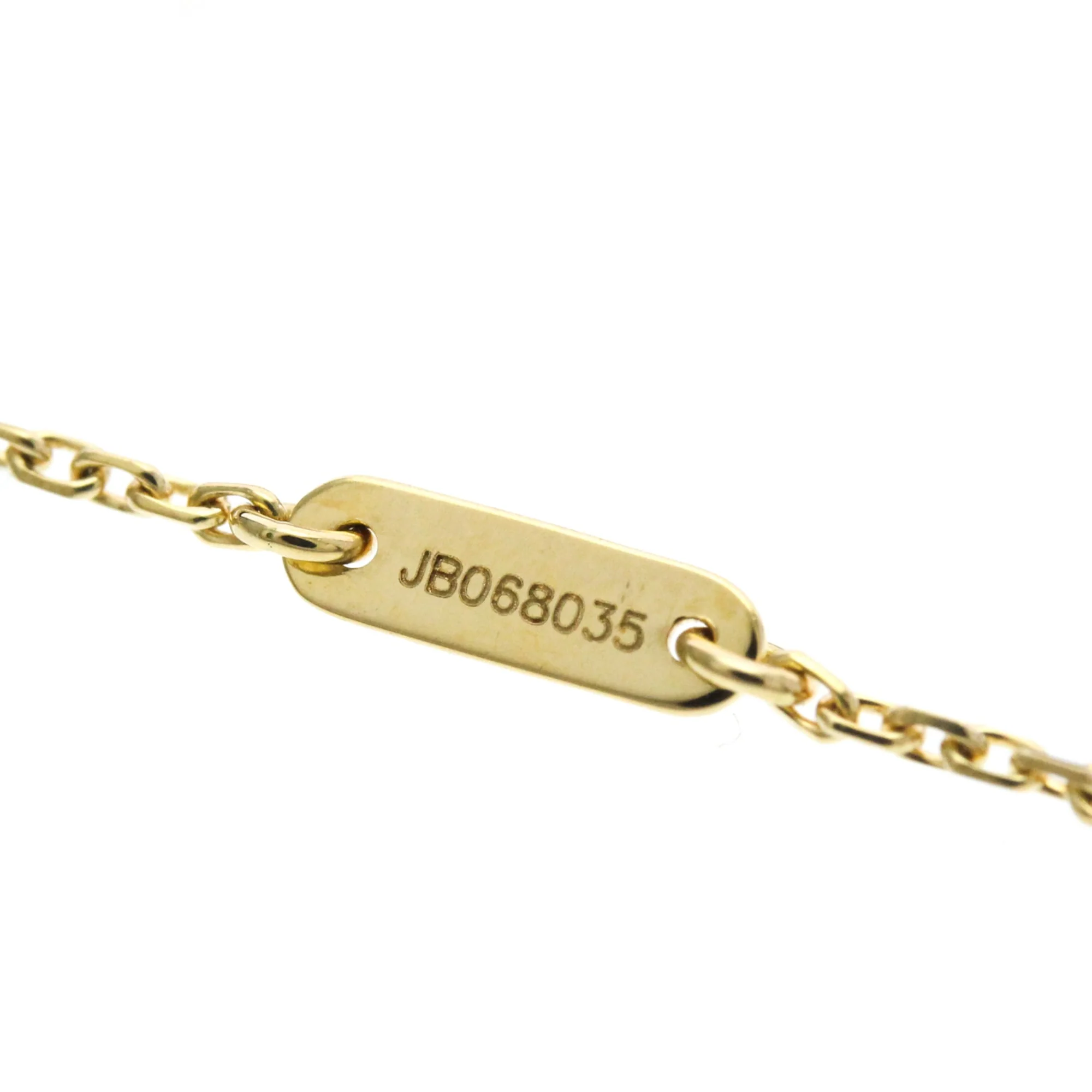 Sweet Alhambra Pendant Necklace 18K Yellow Gold and Mother of Pearl - Image 8