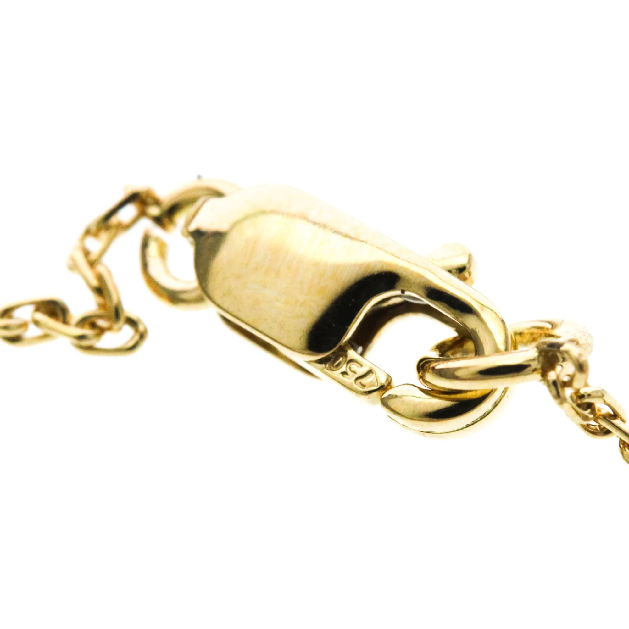Sweet Alhambra Pendant Necklace 18K Yellow Gold and Mother of Pearl - Image 9