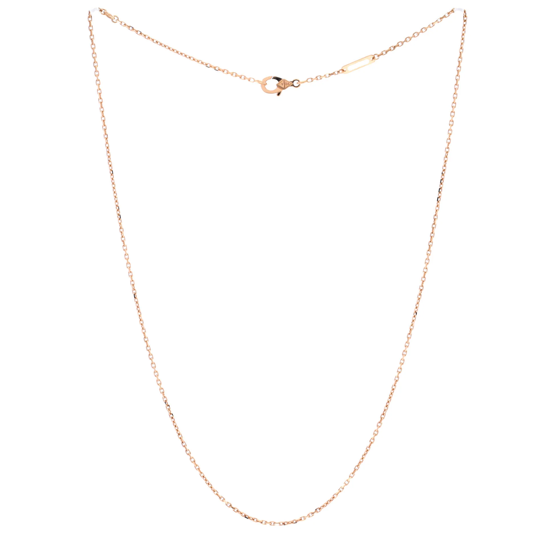 Trace Chain Necklace 18K Rose Gold 42cm - Image 3
