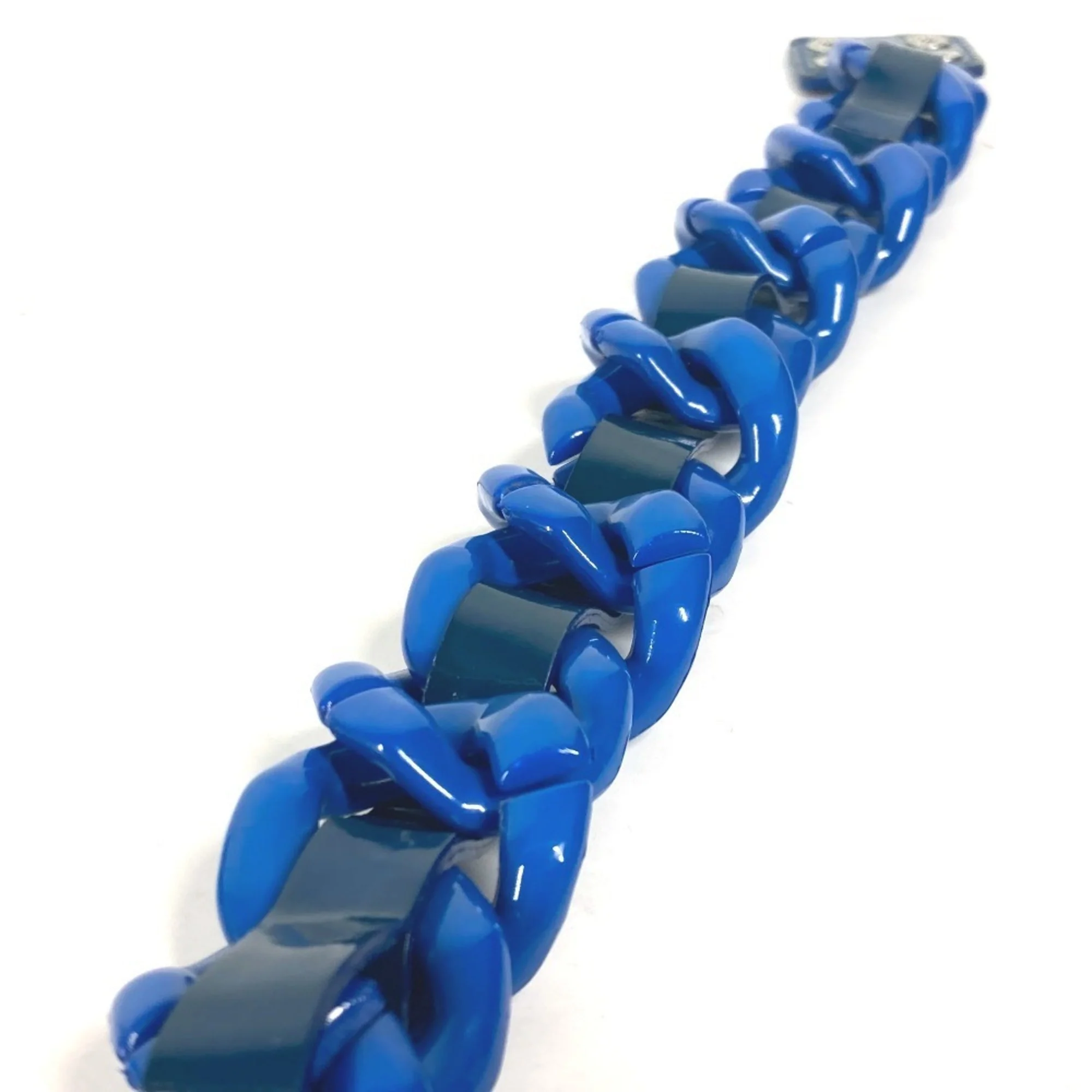 Pendant Necklace Plastic Blue - Image 9