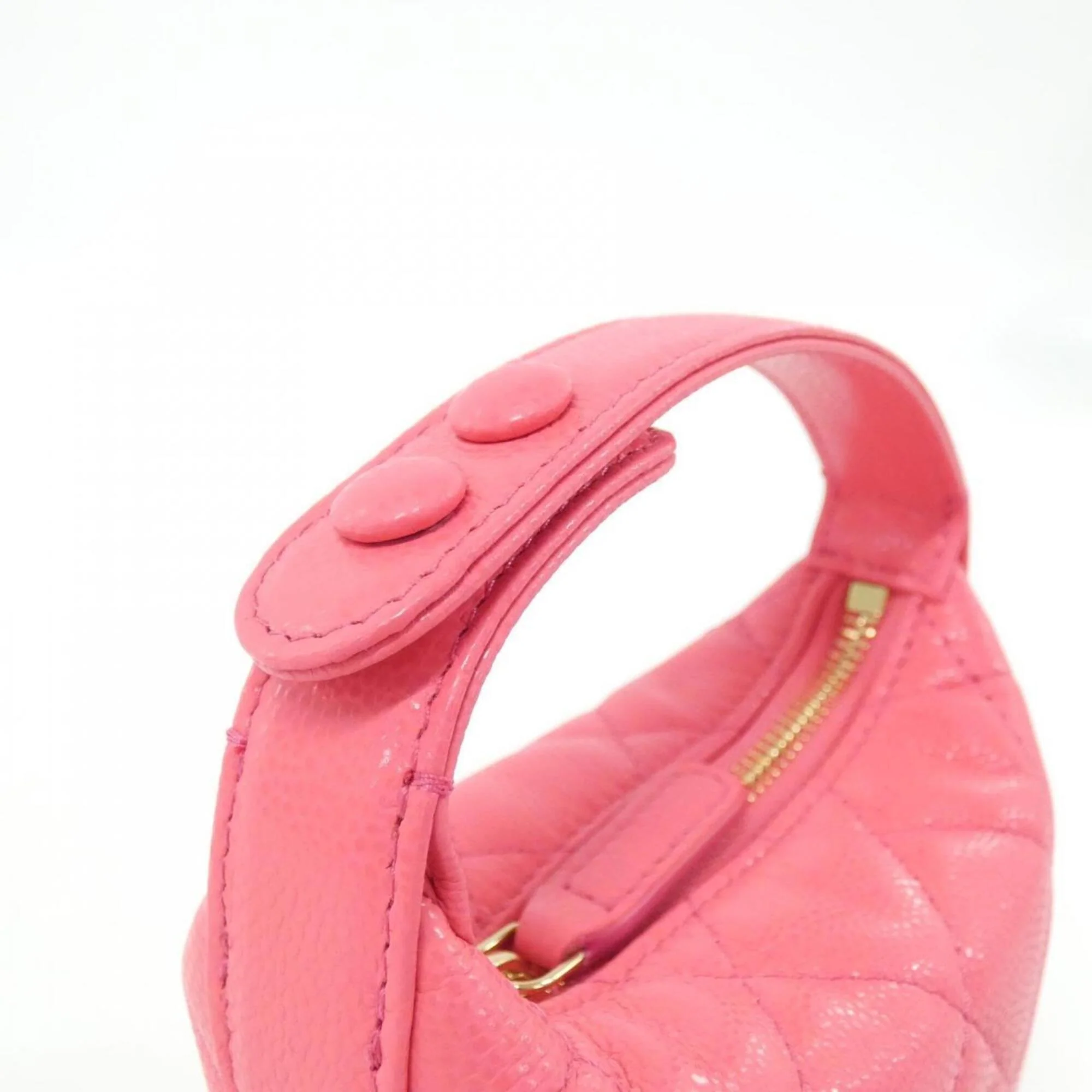 Bag Charm Leather Pink Handbag Charm - Image 6