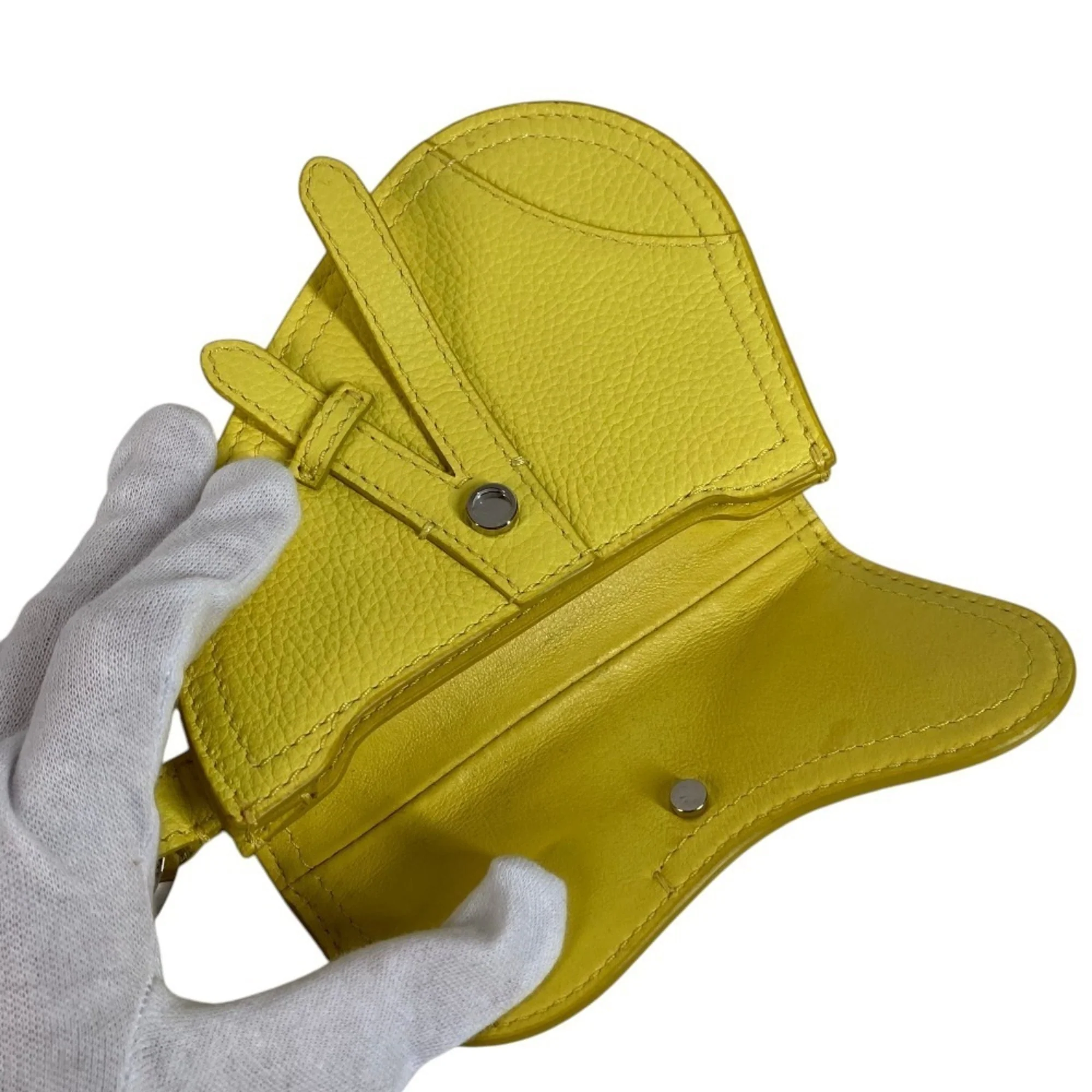 Charm Leather Yellow Handbag Charm - Image 6