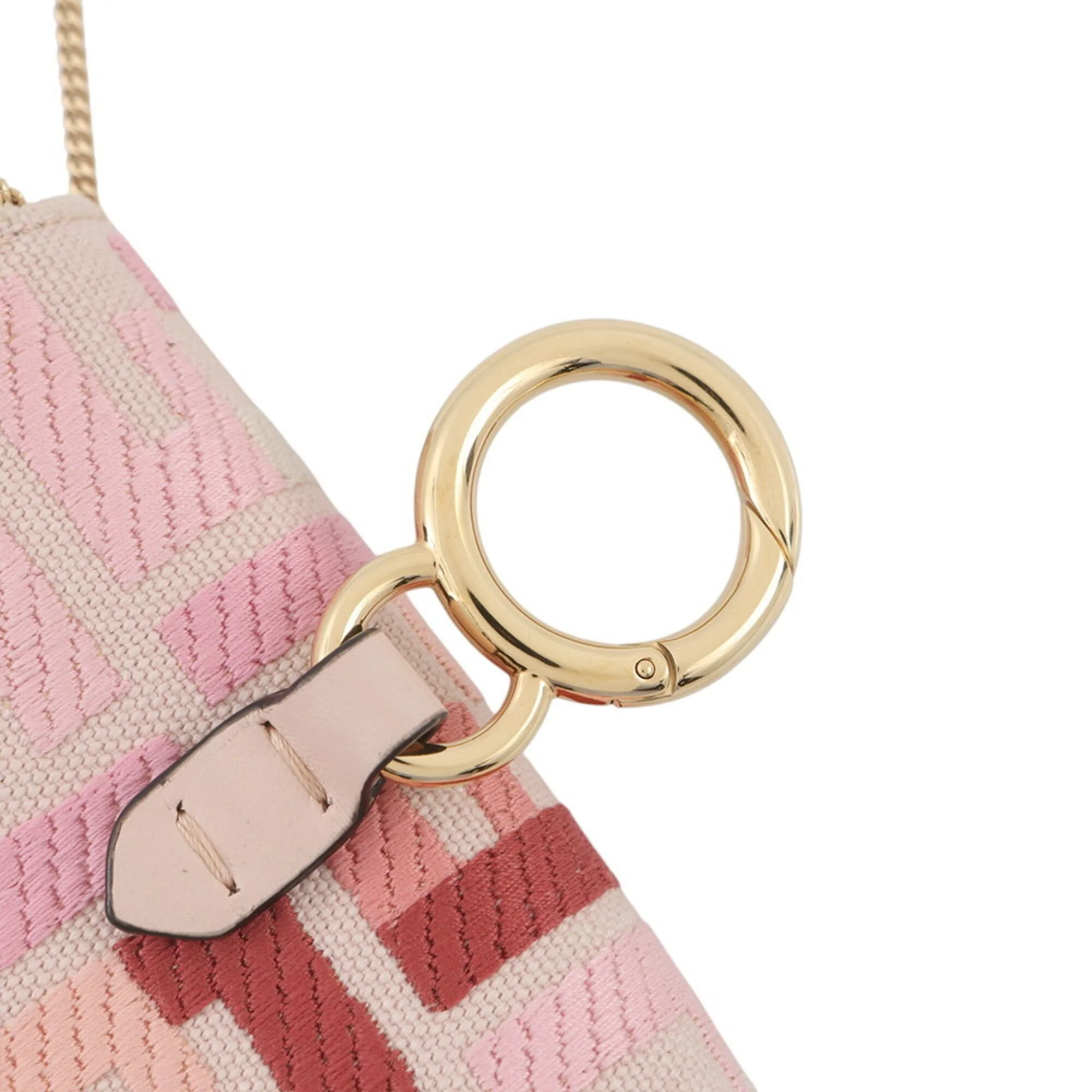 Nano Baguette Charm Canvas Pink Handbag Charm - Image 4