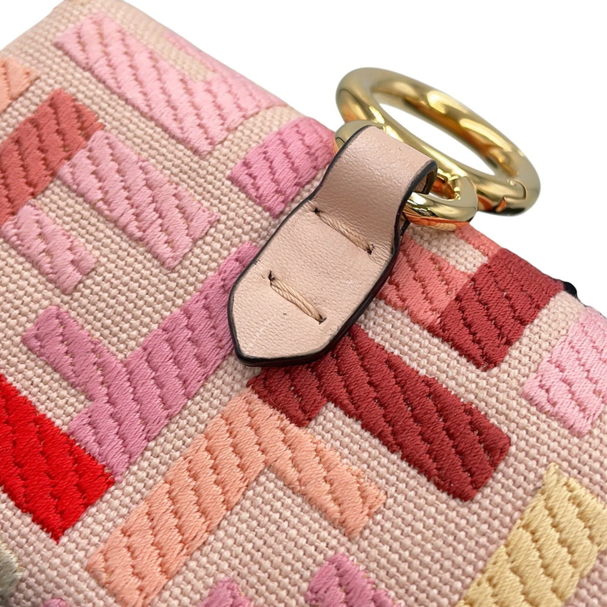 Nano Baguette Charm Canvas Pink Handbag Charm - Image 8