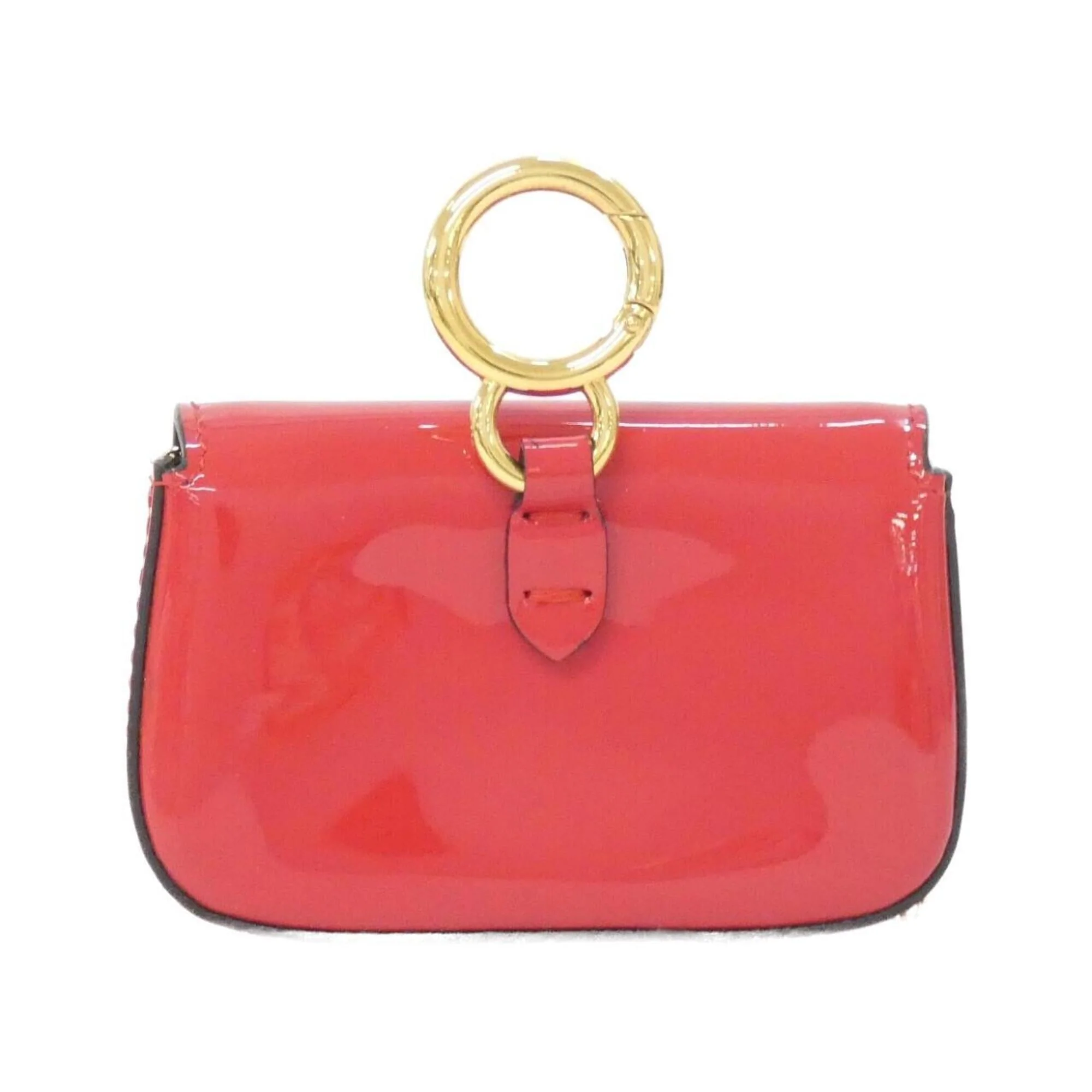 Nano Baguette Charm Enamel Red Handbag Charm - Image 2