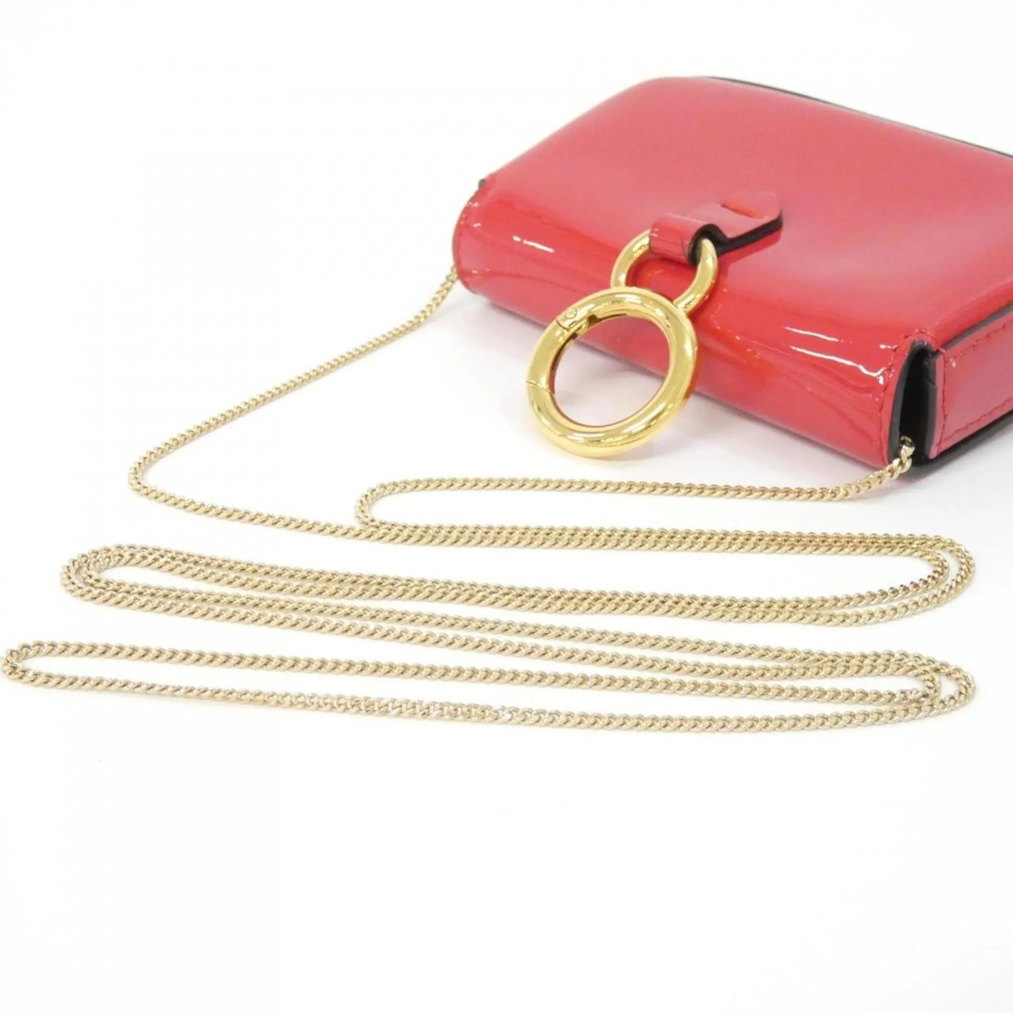 Nano Baguette Charm Enamel Red Handbag Charm - Image 5