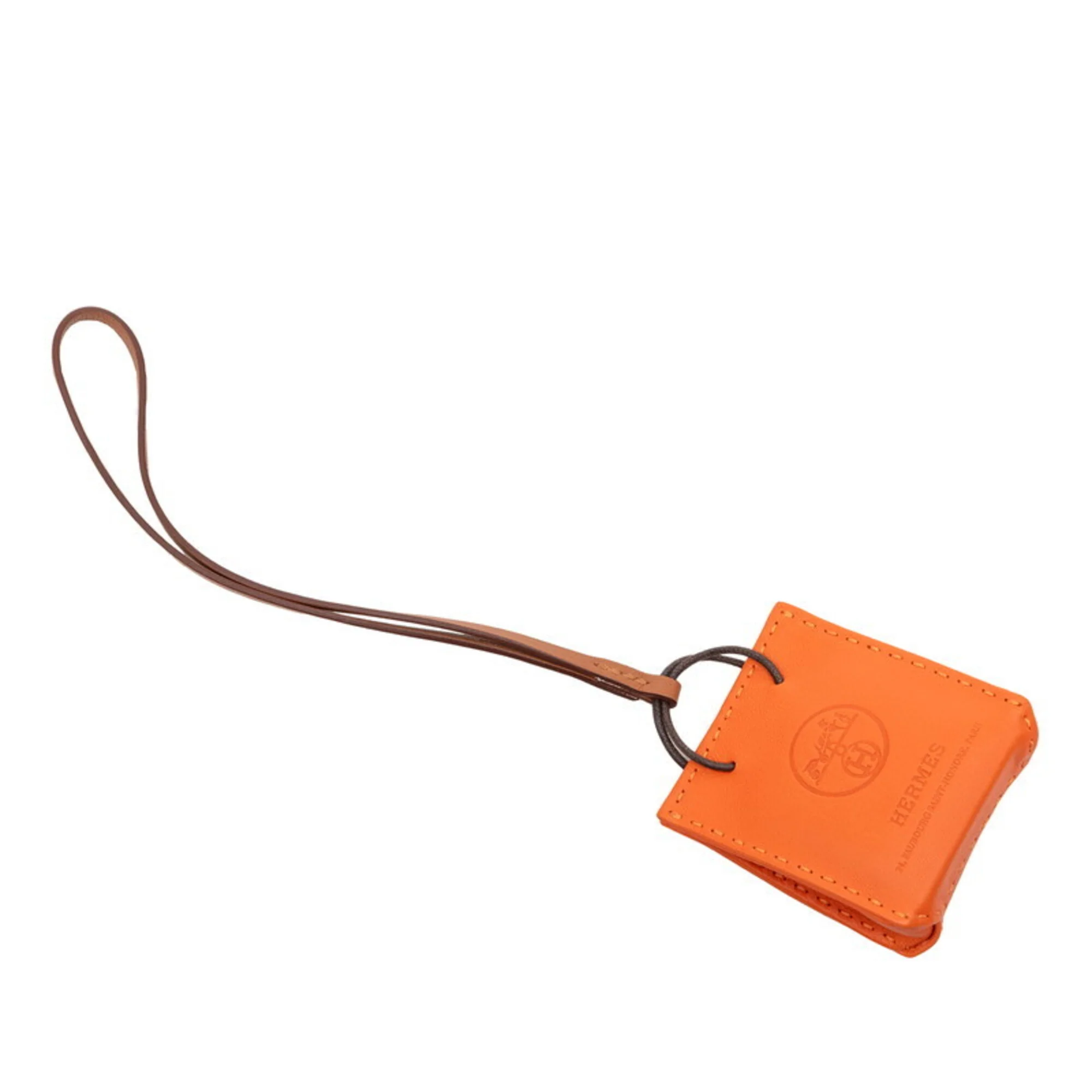 Charm Agneau Milo Feu and Gold Handbag Charm - Image 2