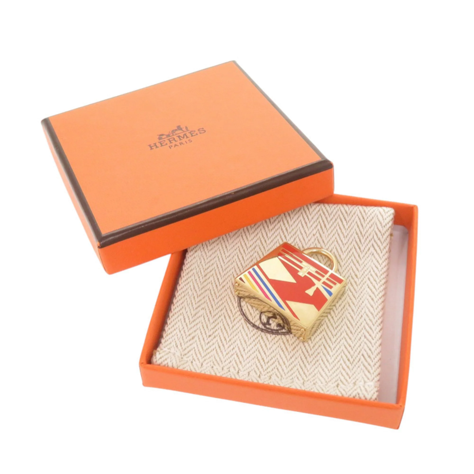 Kelly Charm Metal Gold Handbag Charm - Image 2