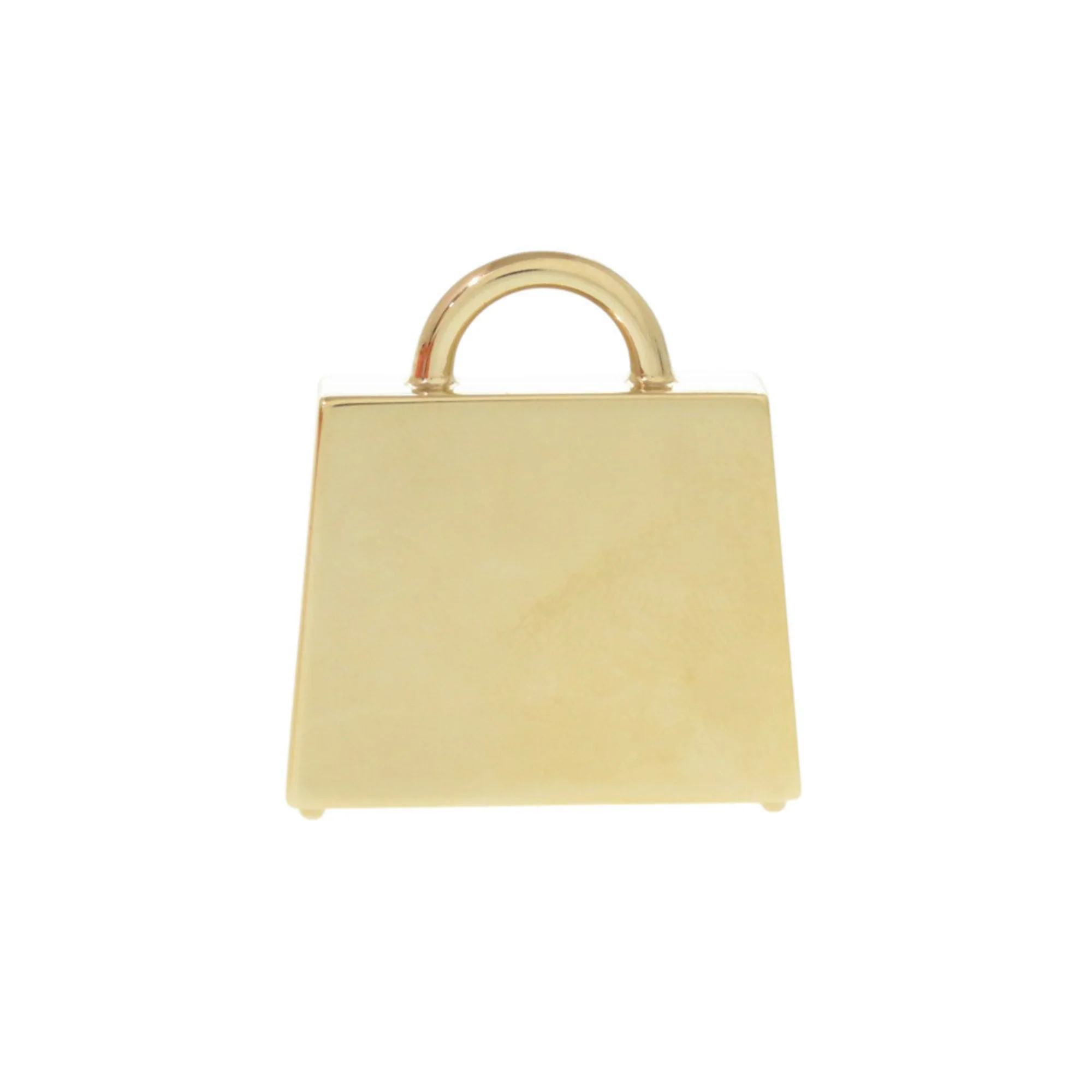 Kelly Charm Metal Gold Handbag Charm - Image 3