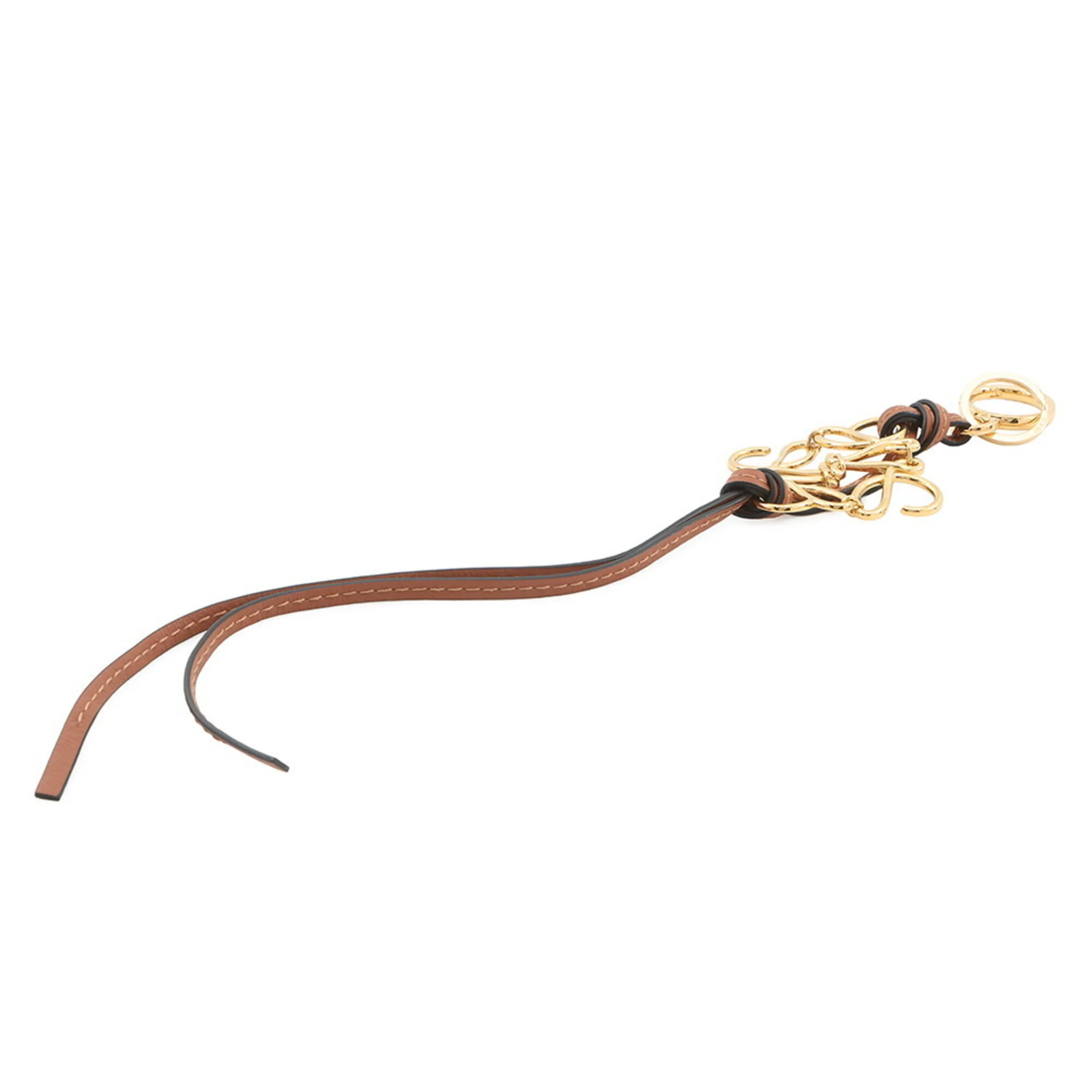 Charm Leather Brown Handbag Charm - Image 2