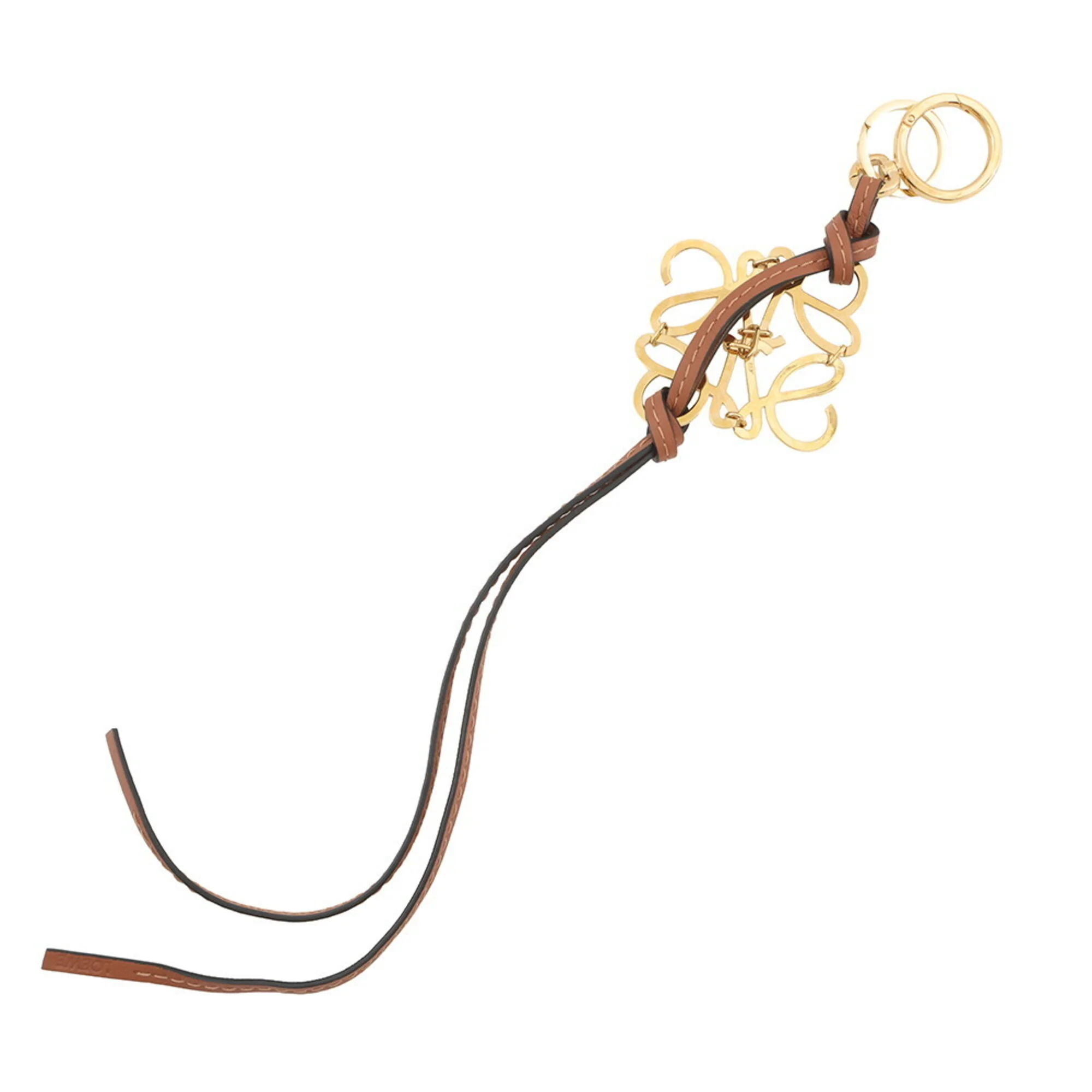 Charm Leather Brown Handbag Charm - Image 3