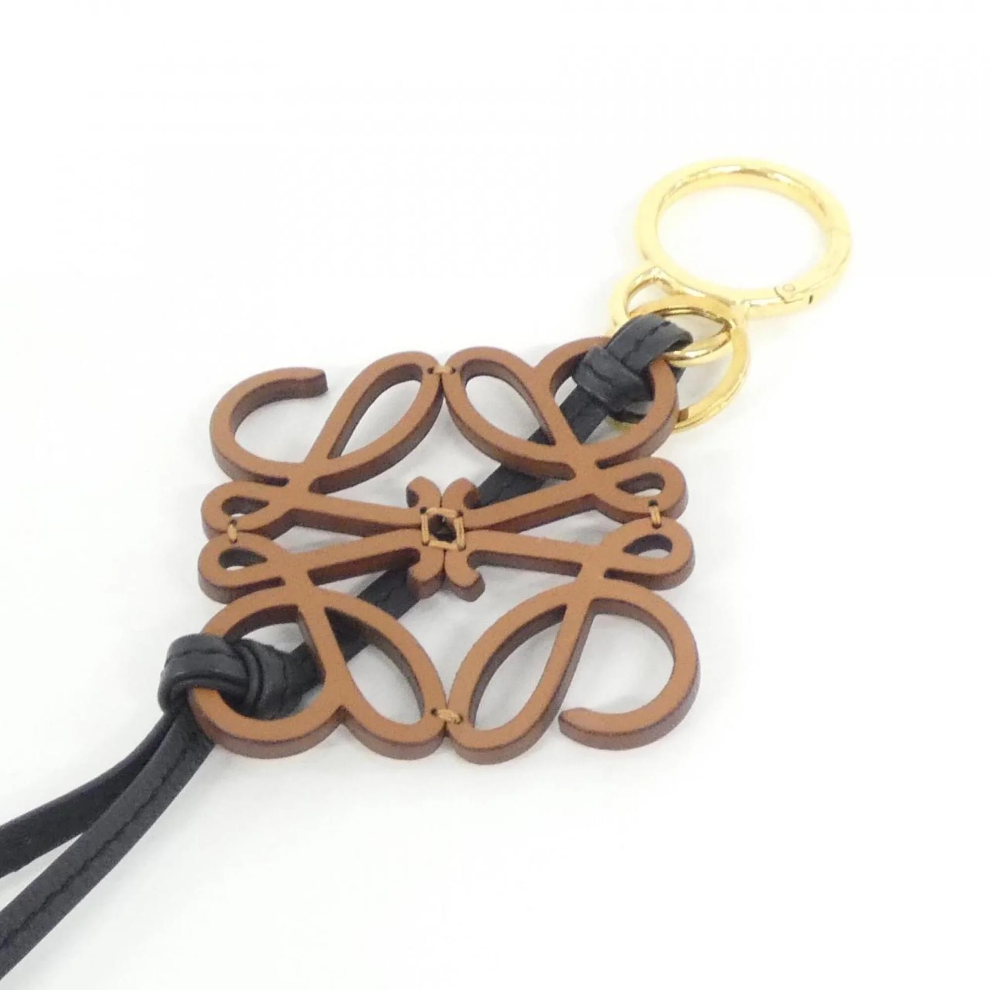 Charm Leather Brown Handbag Charm - Image 3