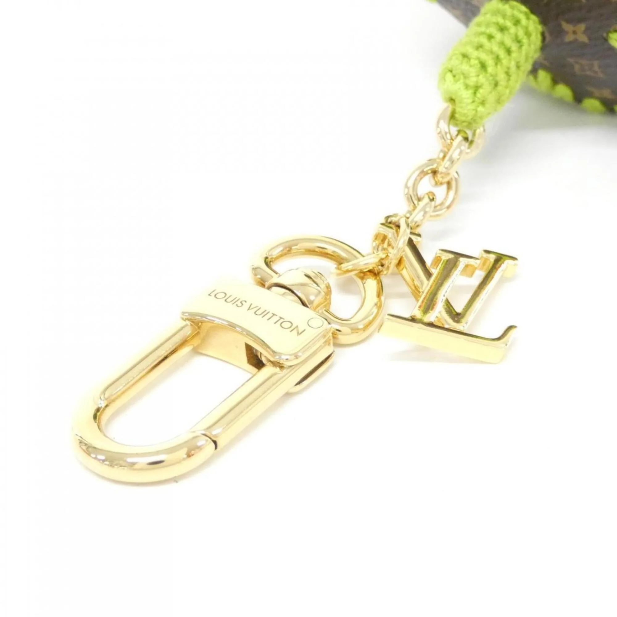 Charm Cotton Gold and Red Handbag Charm - Image 4