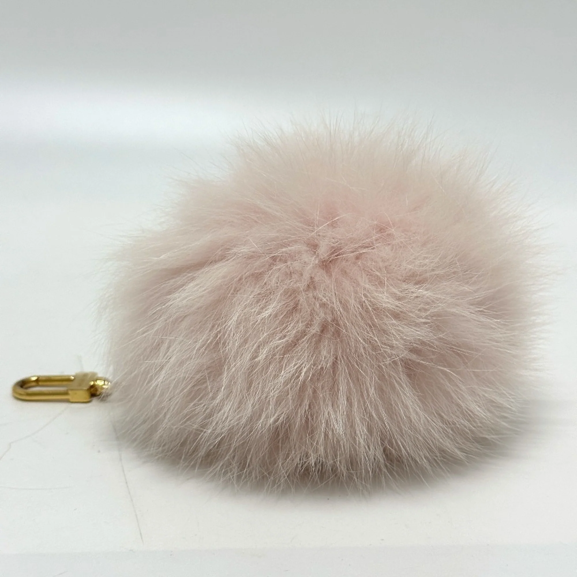 Fluffy Fuzzy Bubble Charm Fur Pink Handbag Charm - Image 3