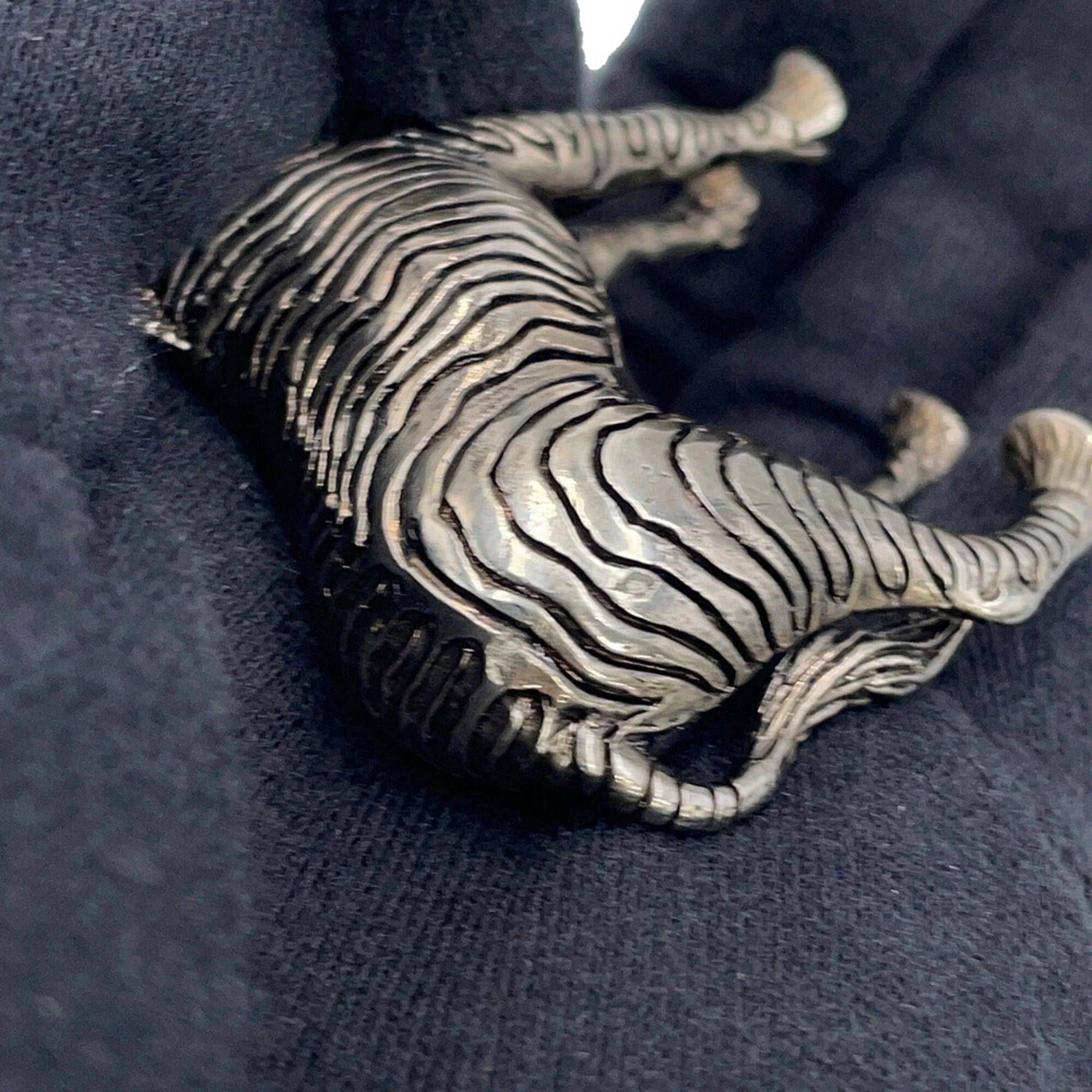 Monogram Charm Chapman Zebra Handbag Charm - Image 7