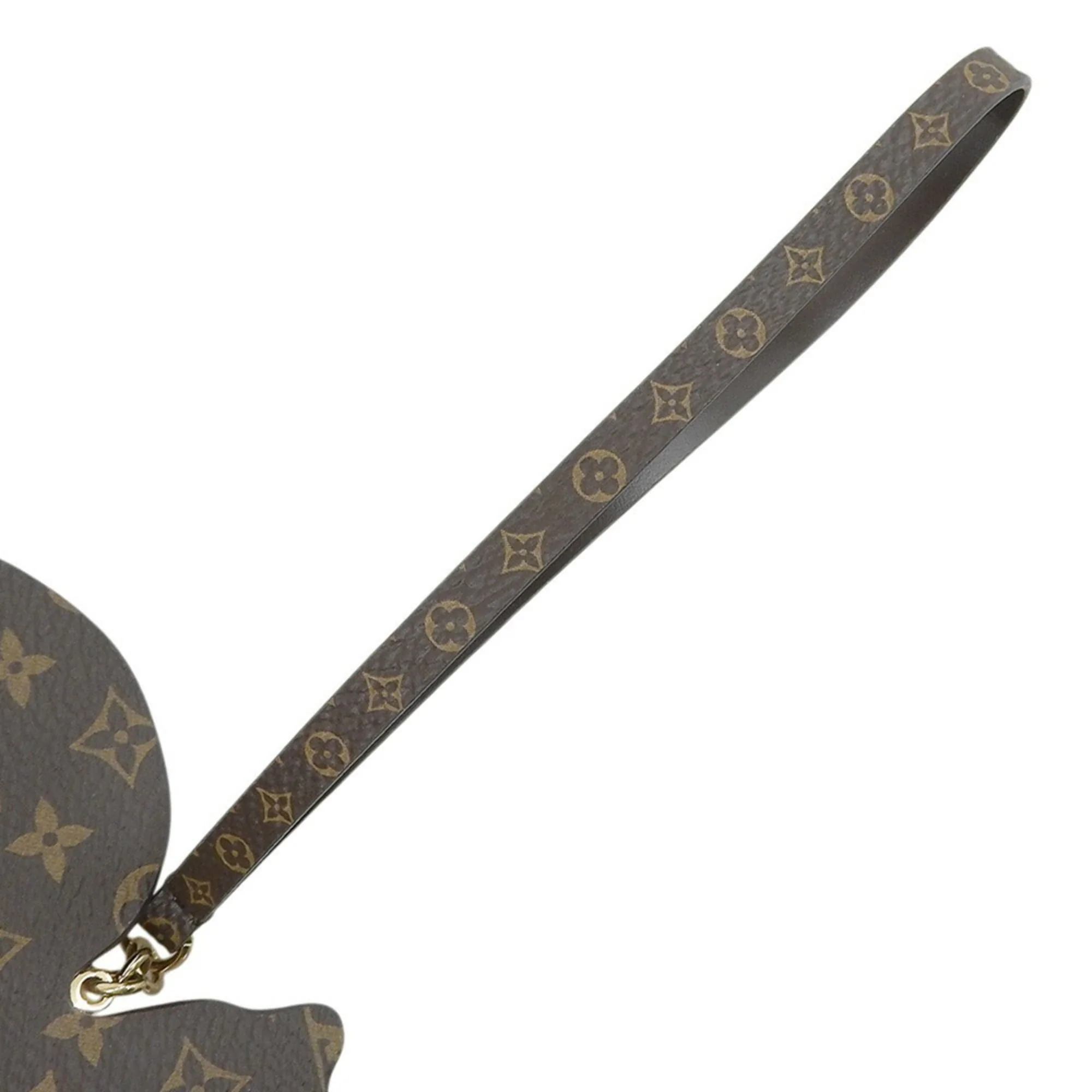 Monogram Charm Fur and Leather and Monogram Handbag Charm - Image 5