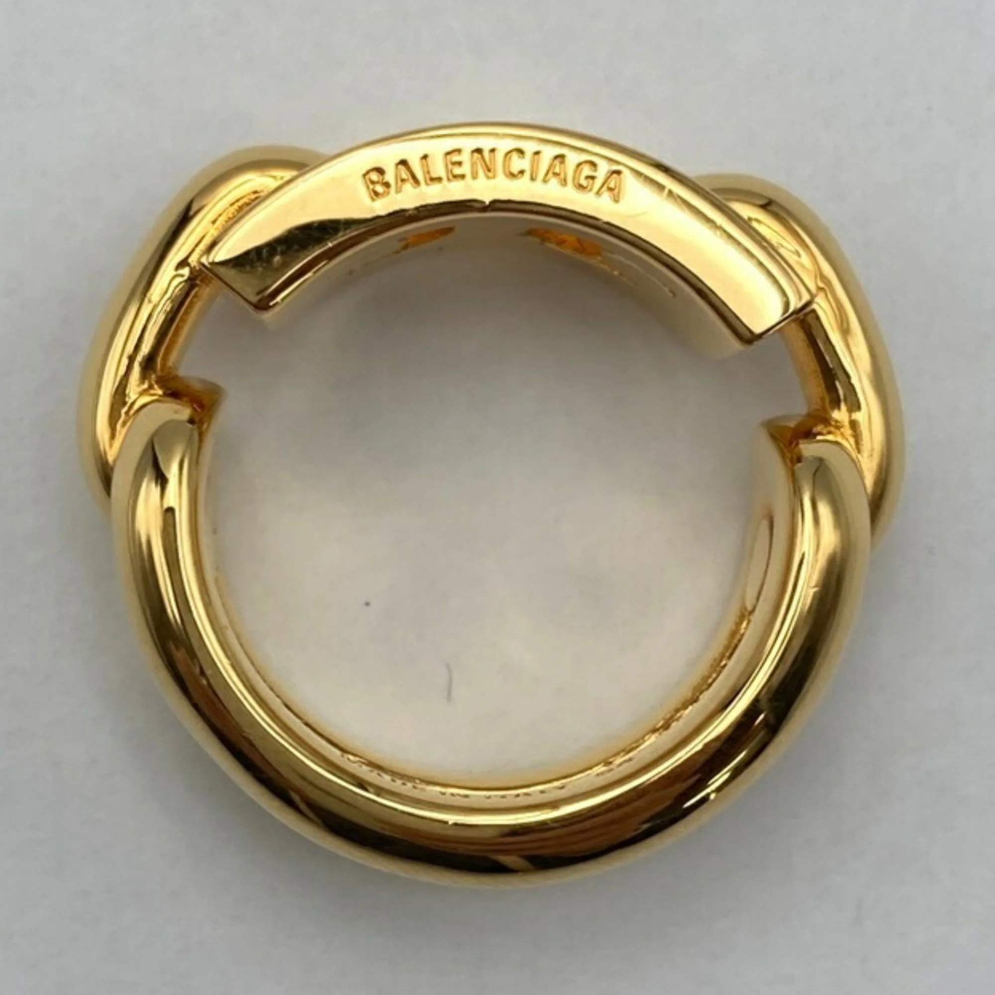 B Chain Ring Brass Gold - Image 6