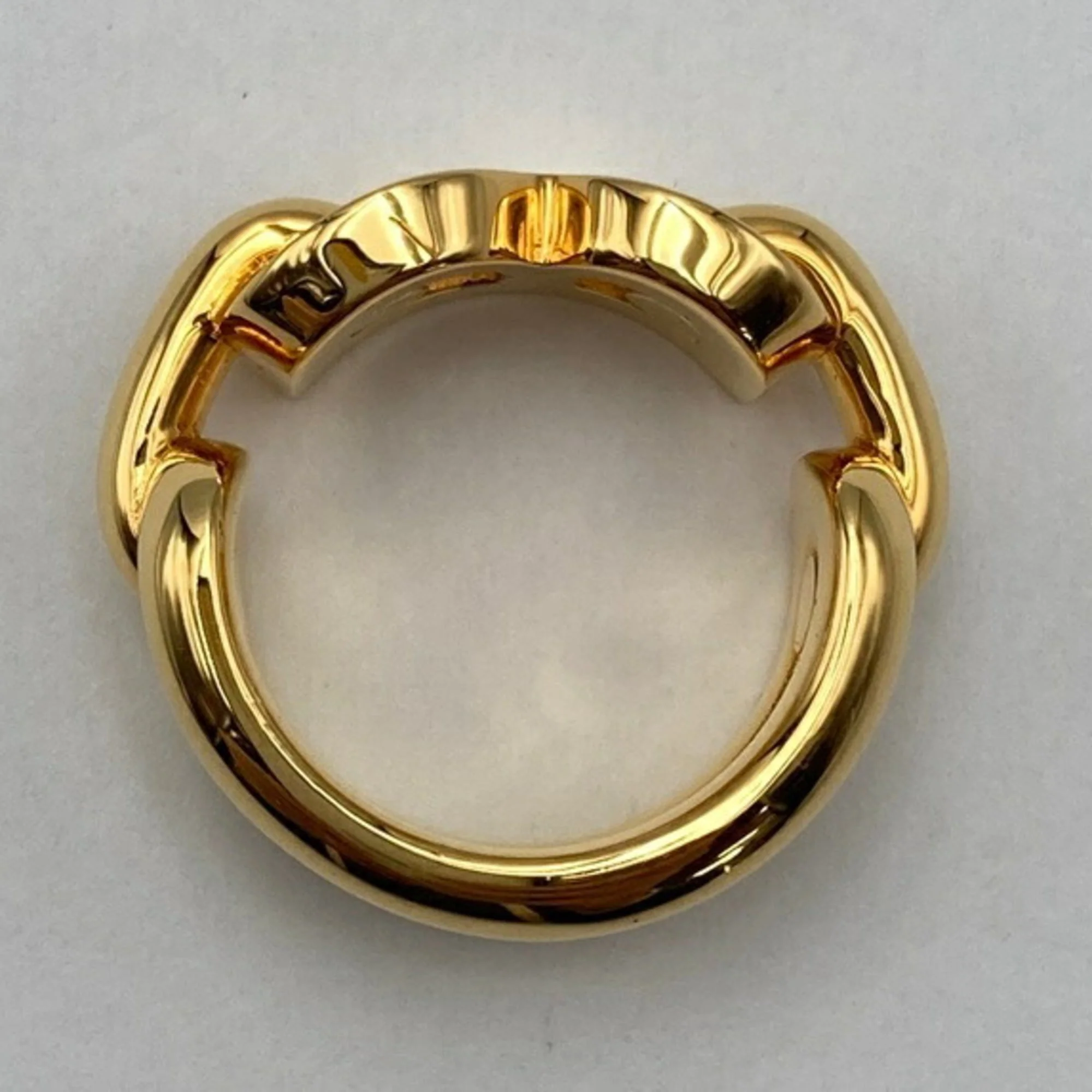 B Chain Ring Brass Gold - Image 7
