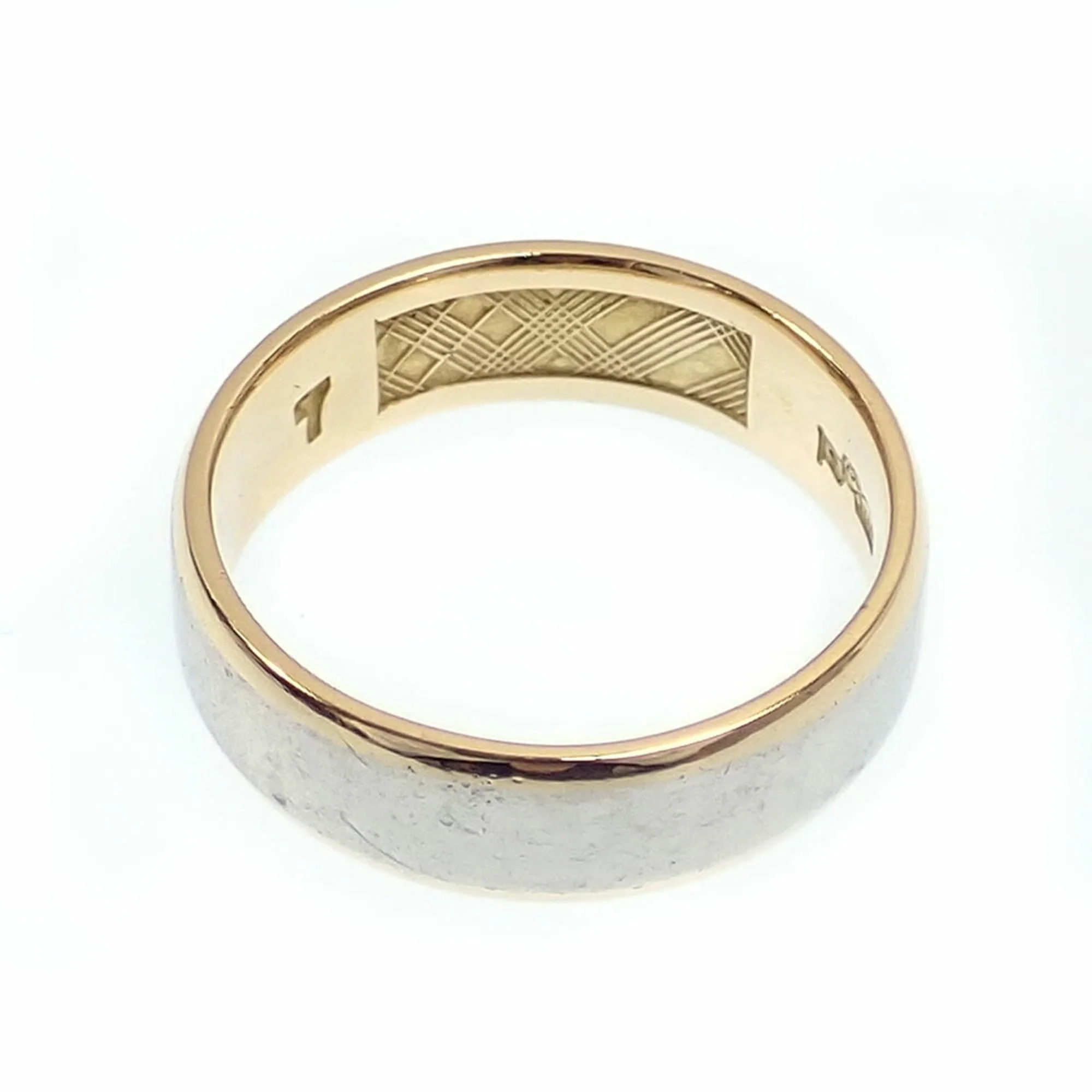 Ring Platinum and 18K Yellow Gold - Image 4