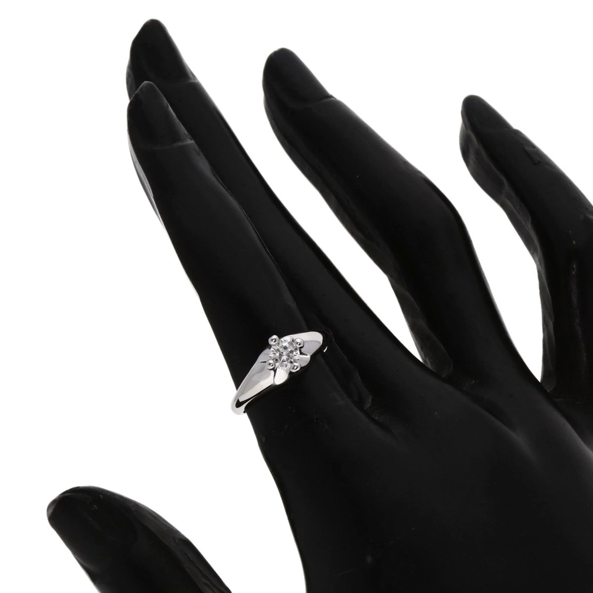 Band Ring Platinum with Diamond - Image 7