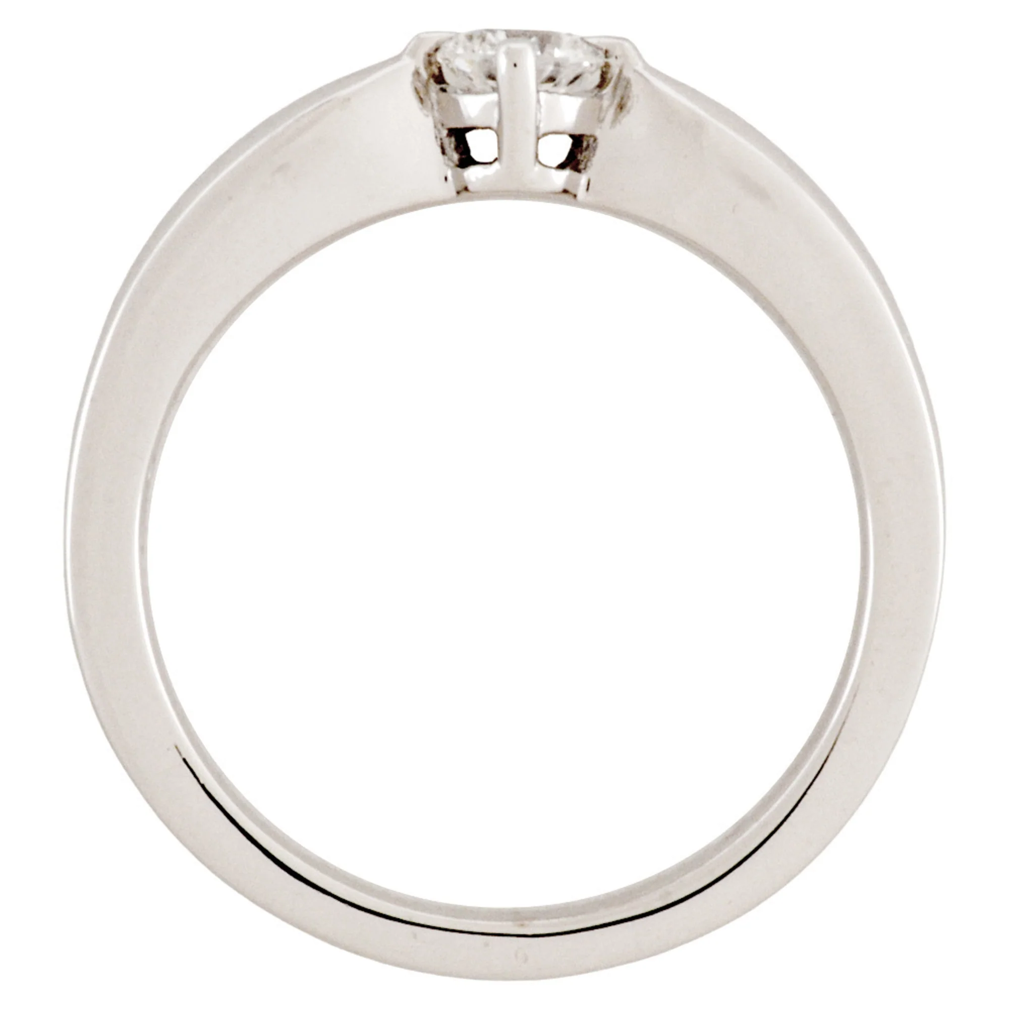 Band Ring Platinum with Diamond - Image 3