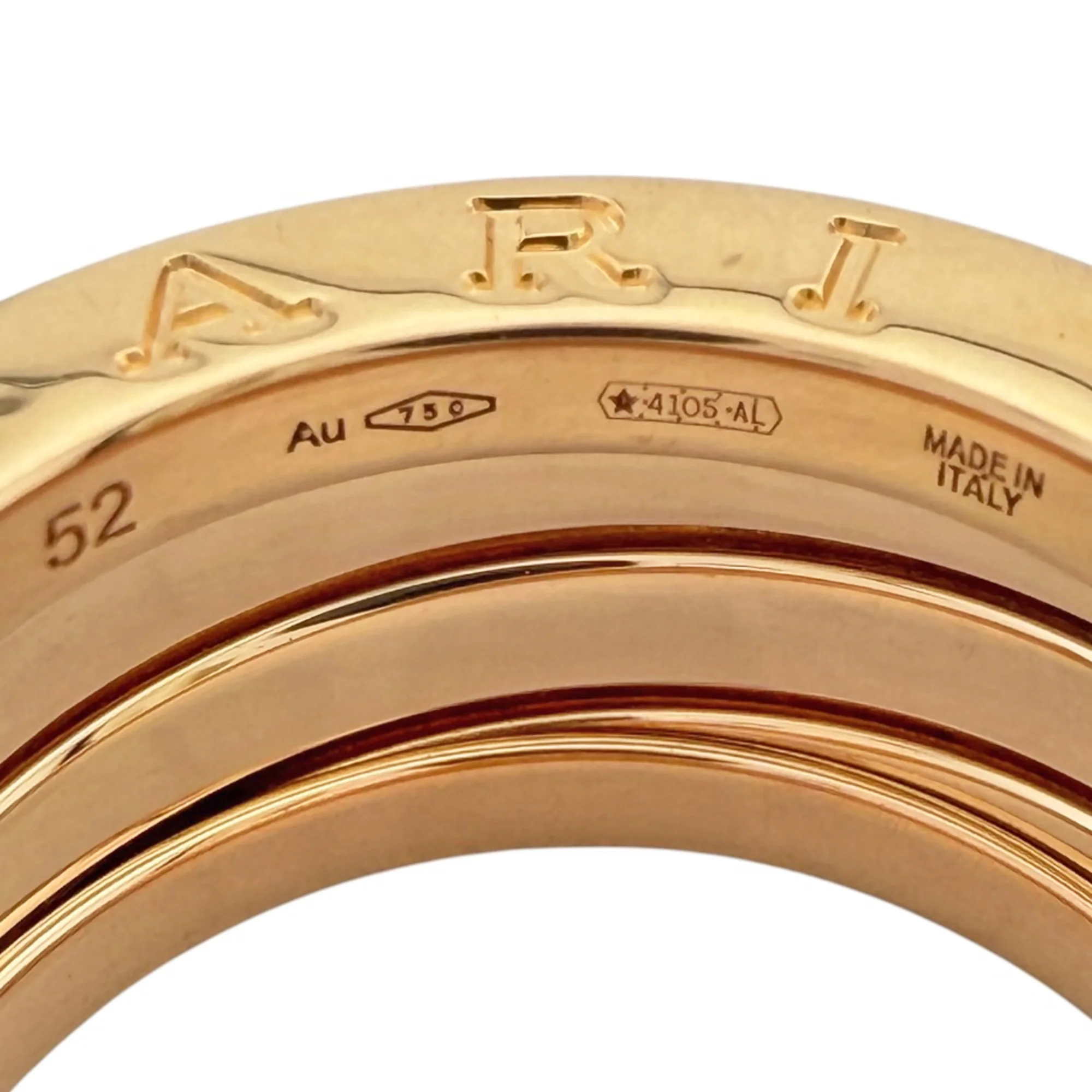 BZ3 Demi Pave One Band Ring 18K Rose Gold - Image 7