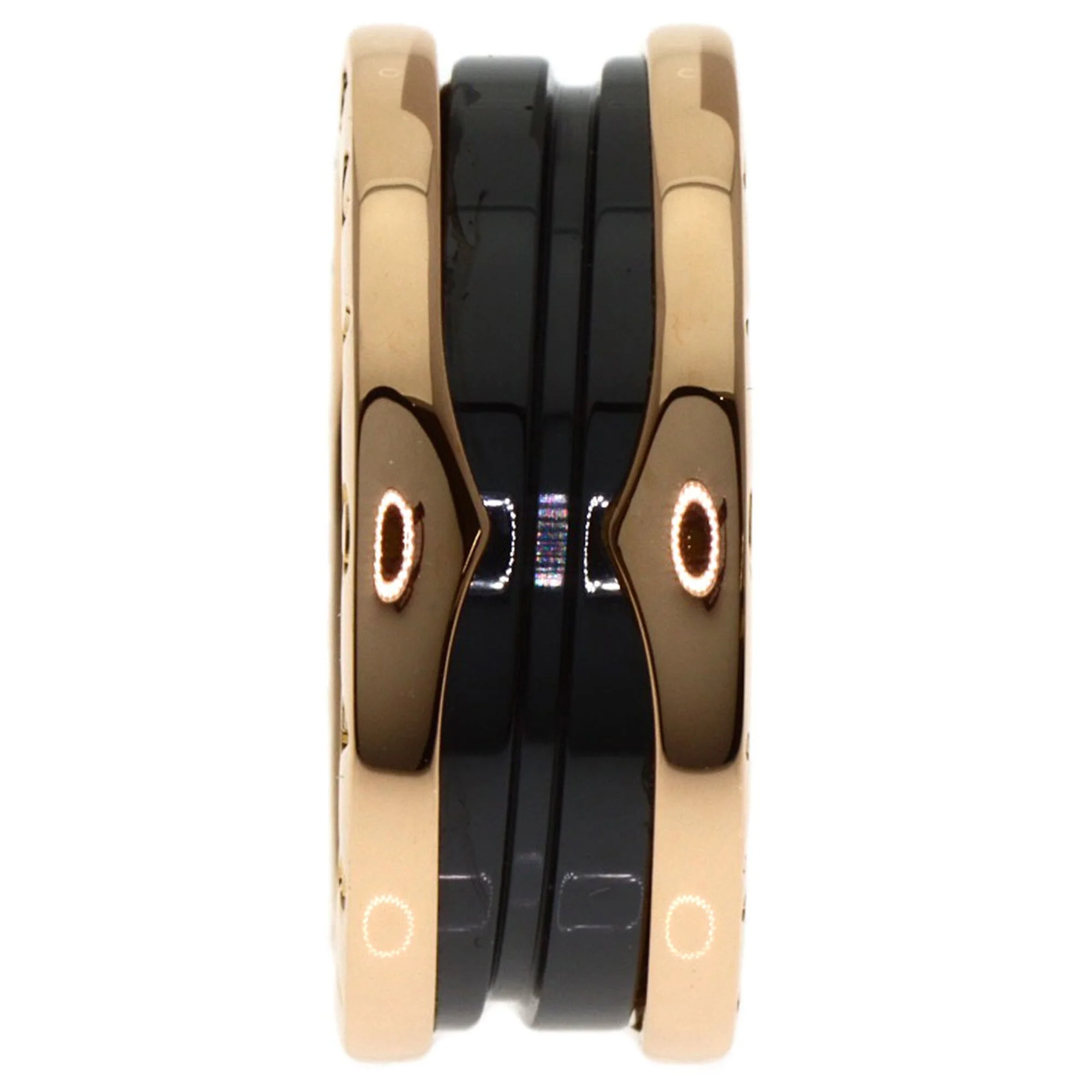 B.Zero1 Ring 18K Rose Gold and Ceramic - Image 3