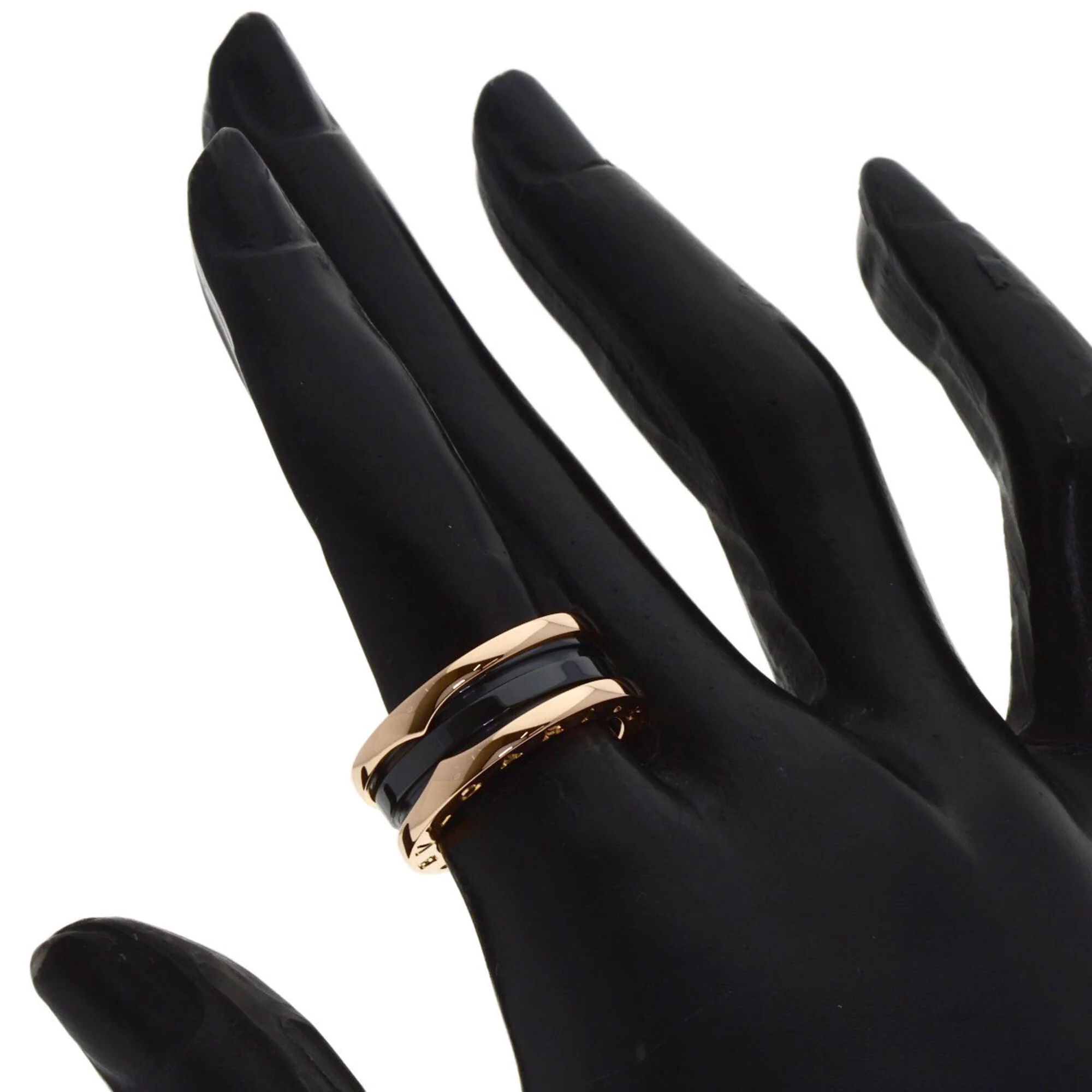 B.Zero1 Ring 18K Rose Gold and Ceramic - Image 6