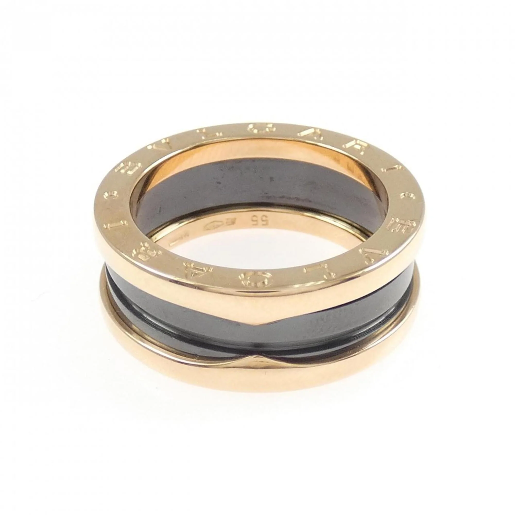 B.Zero1 Ring 18K Rose Gold and Ceramic - Image 2