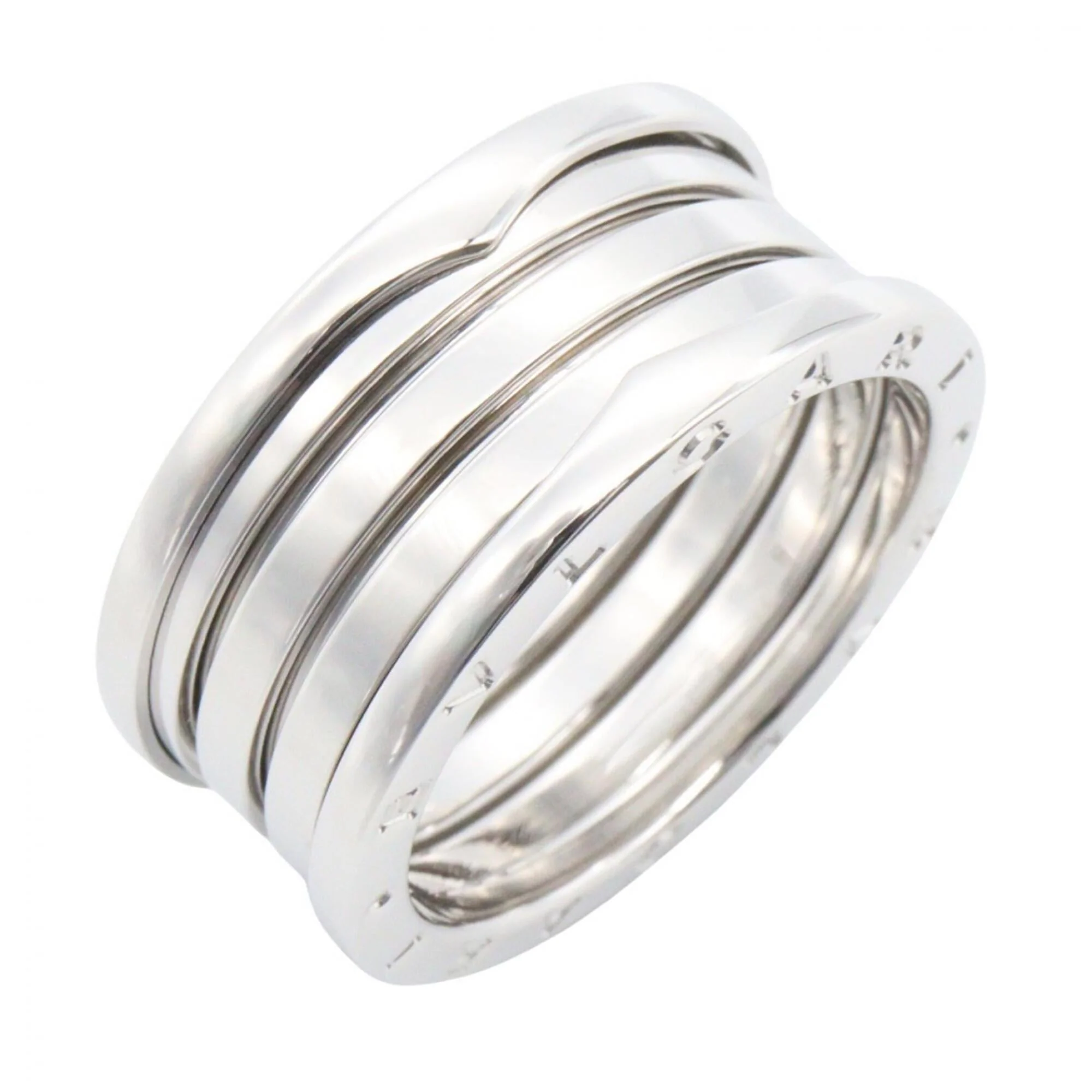 B.Zero1 Ring 18K White Gold and Sterling Silver