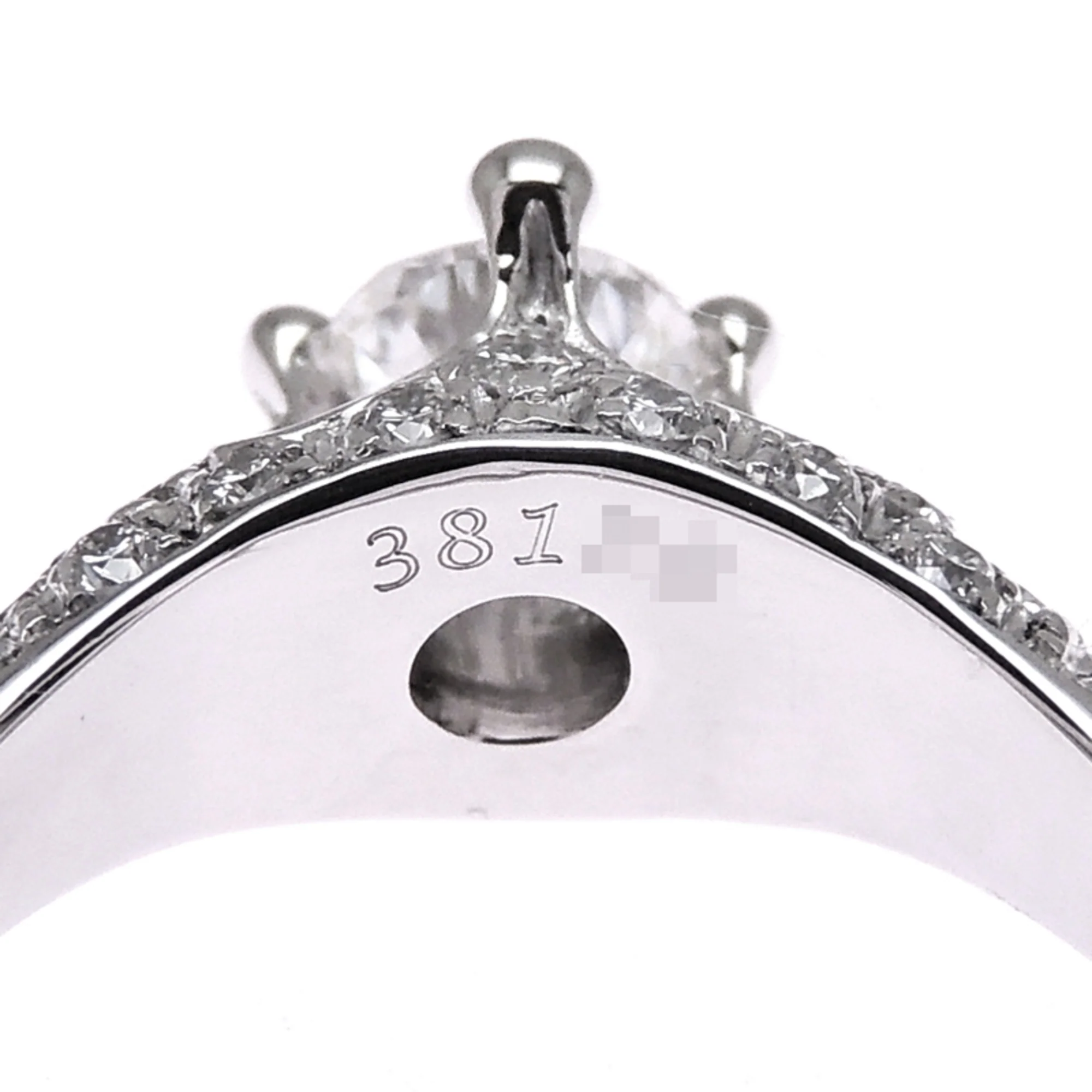 Corona Ring Platinum with Diamond - Image 5