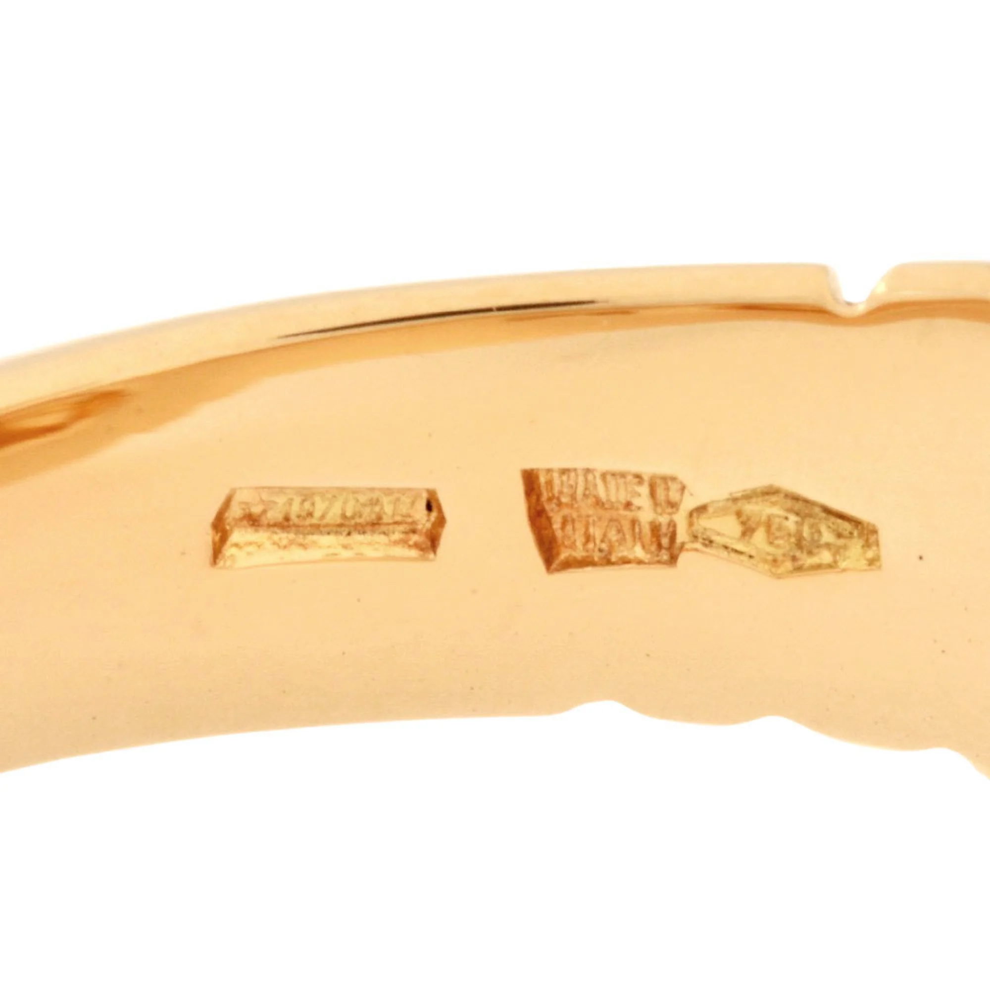 Doppio Bachelarto Ring 18K Yellow Gold With Diamond - Image 5