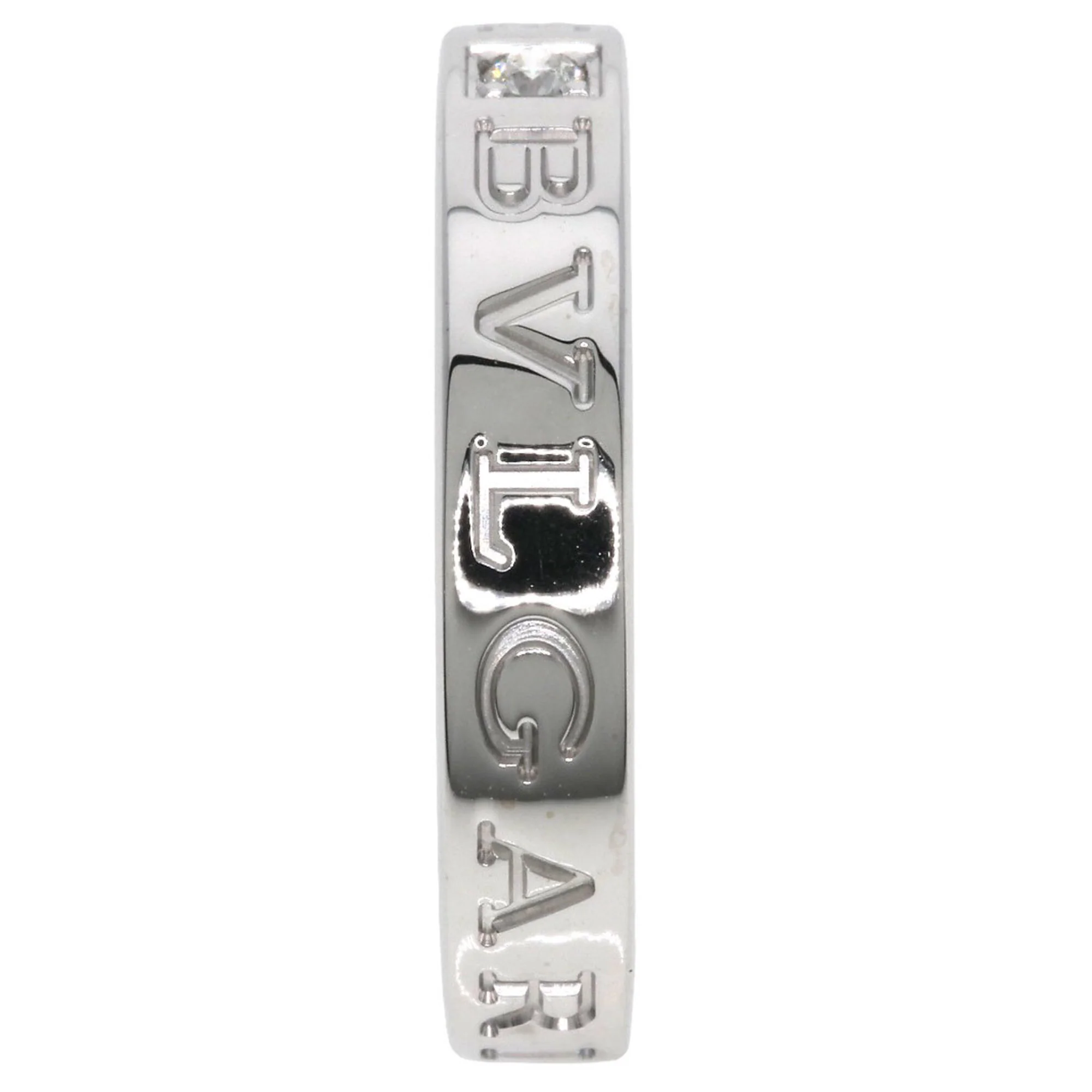 Double Ring 18K White Gold With Diamond - Image 3