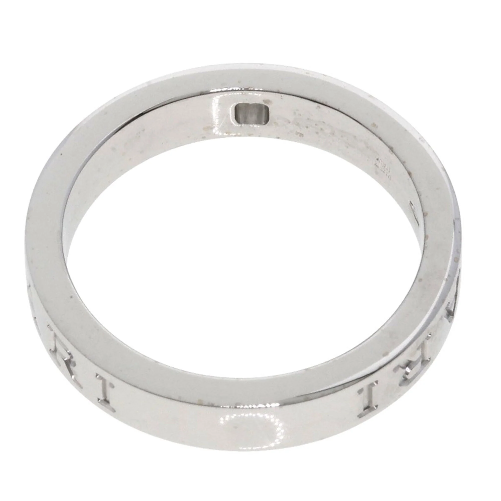 Double Ring 18K White Gold With Diamond - Image 4
