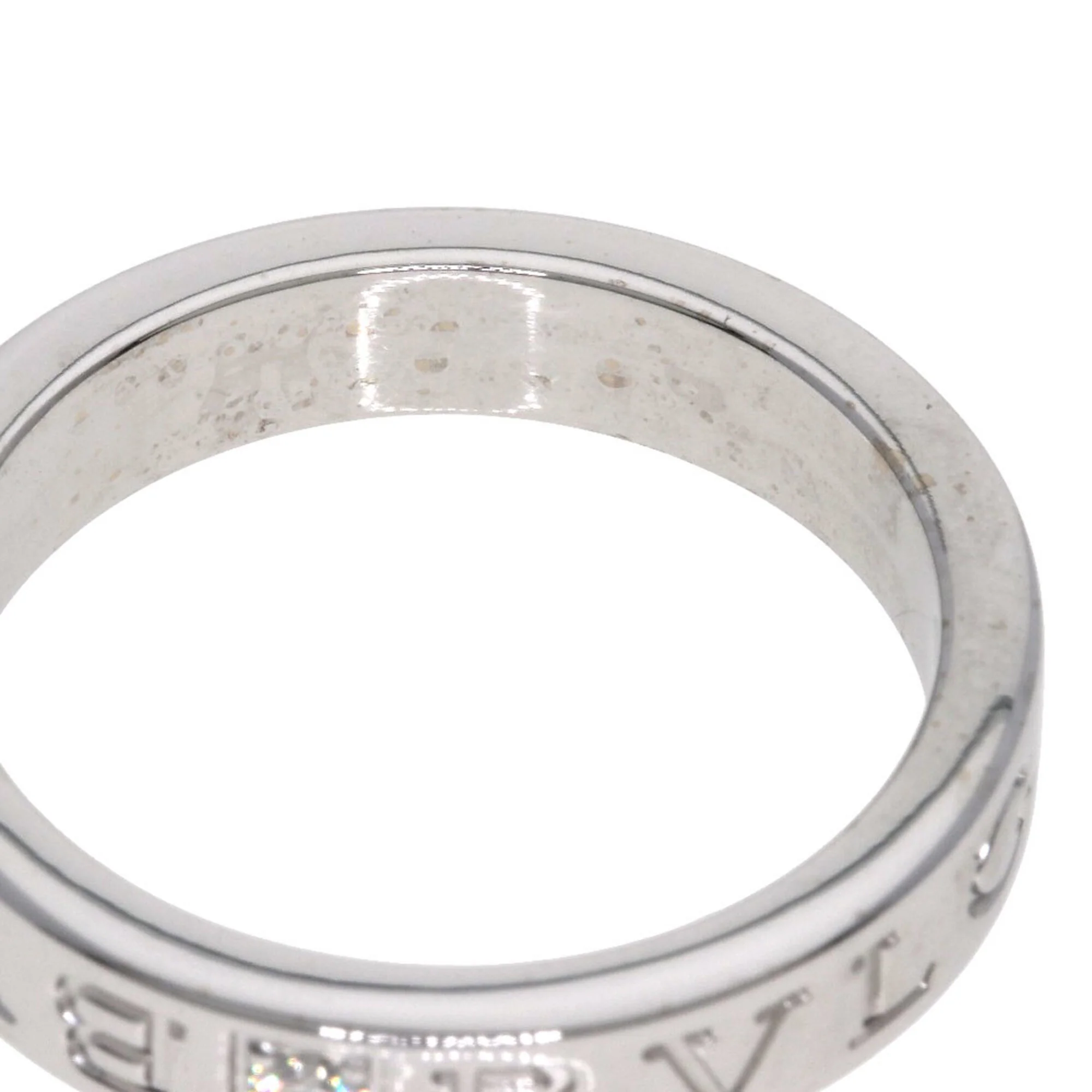 Double Ring 18K White Gold With Diamond - Image 6