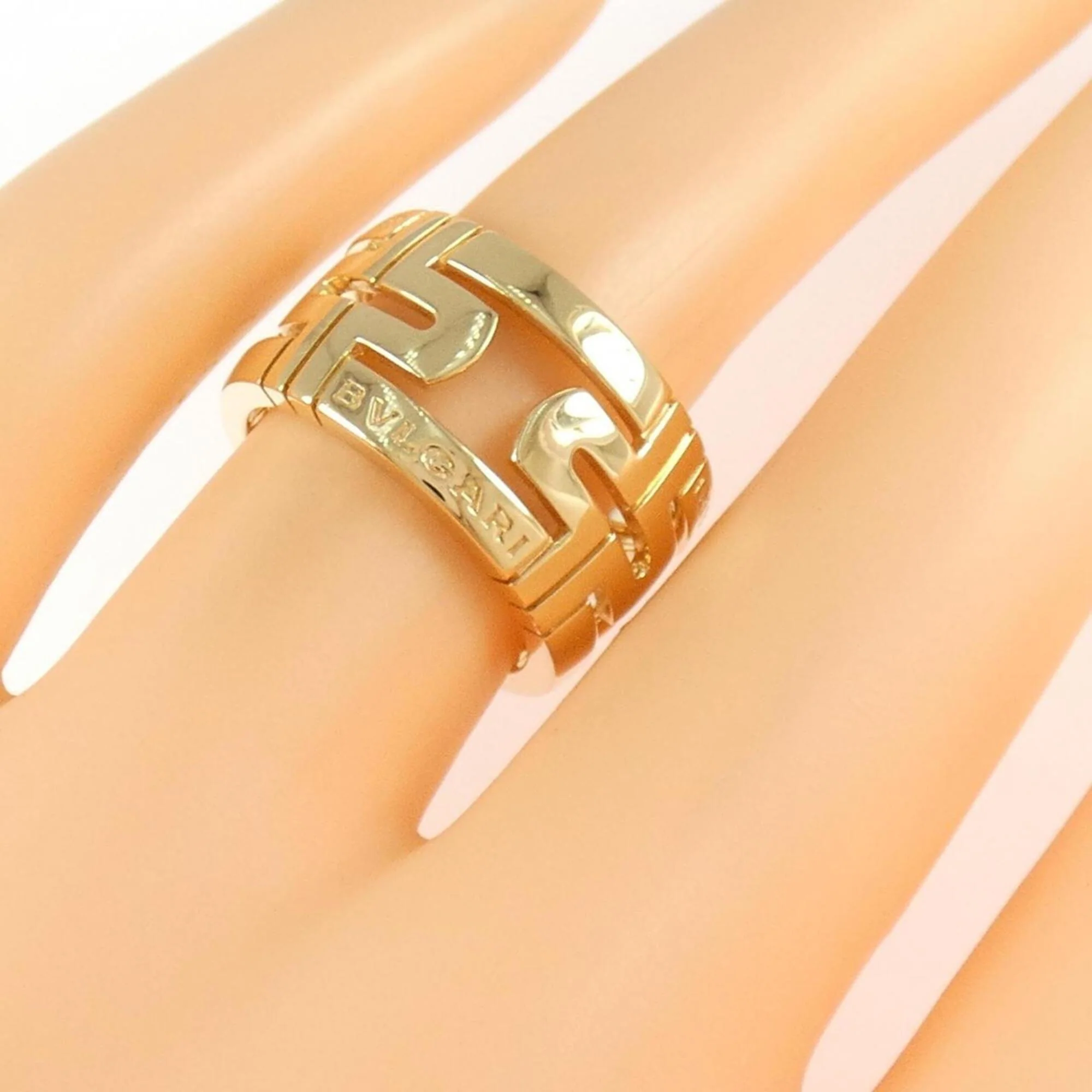 Parentesi Ring 18K Yellow Gold Large - Image 4