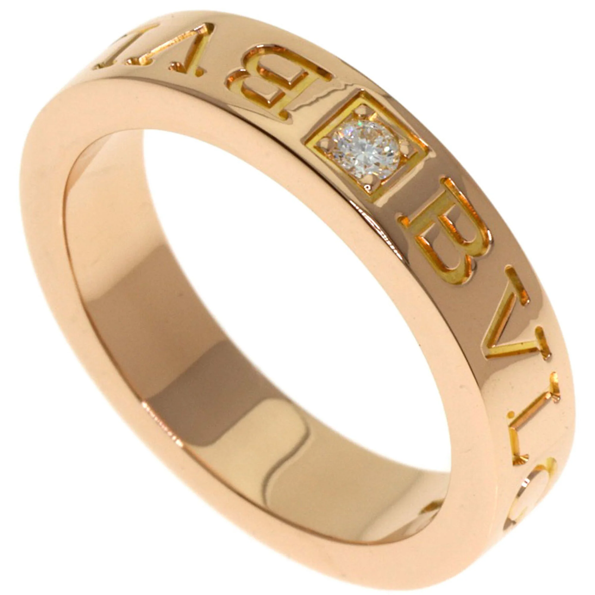 Ring 18K Rose Gold with Diamond