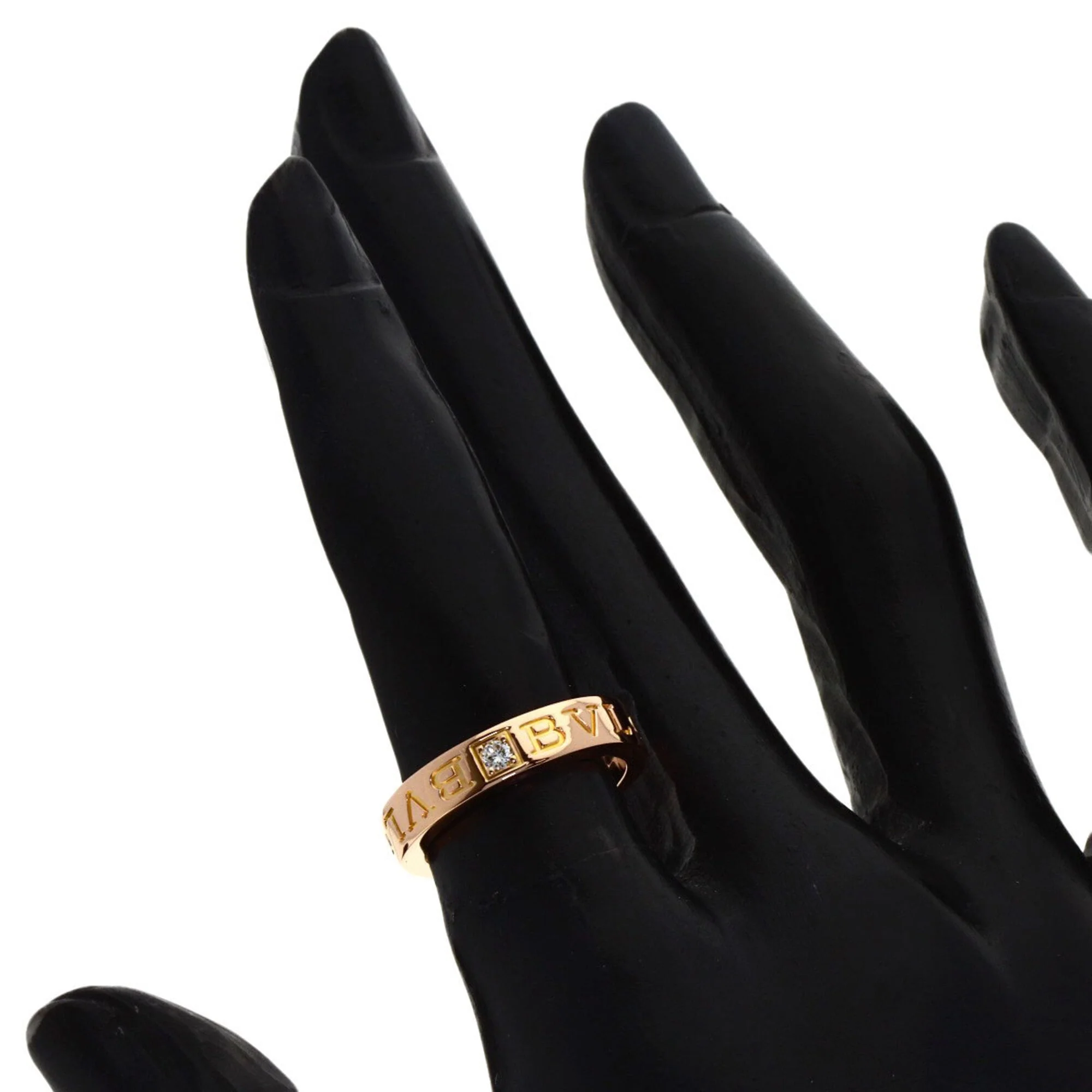 Ring 18K Rose Gold with Diamond - Image 6