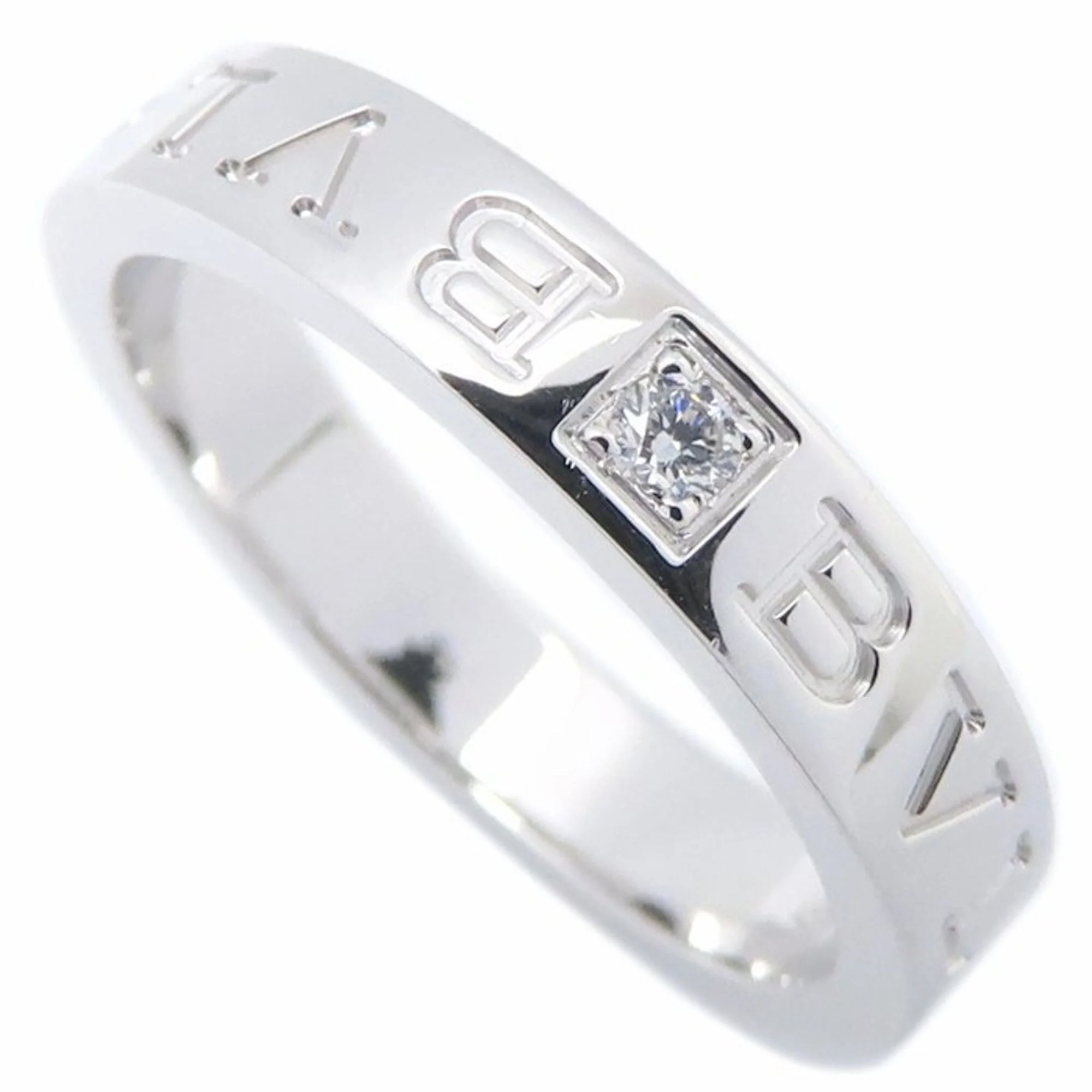Ring 18K White Gold With Diamond - Image 2