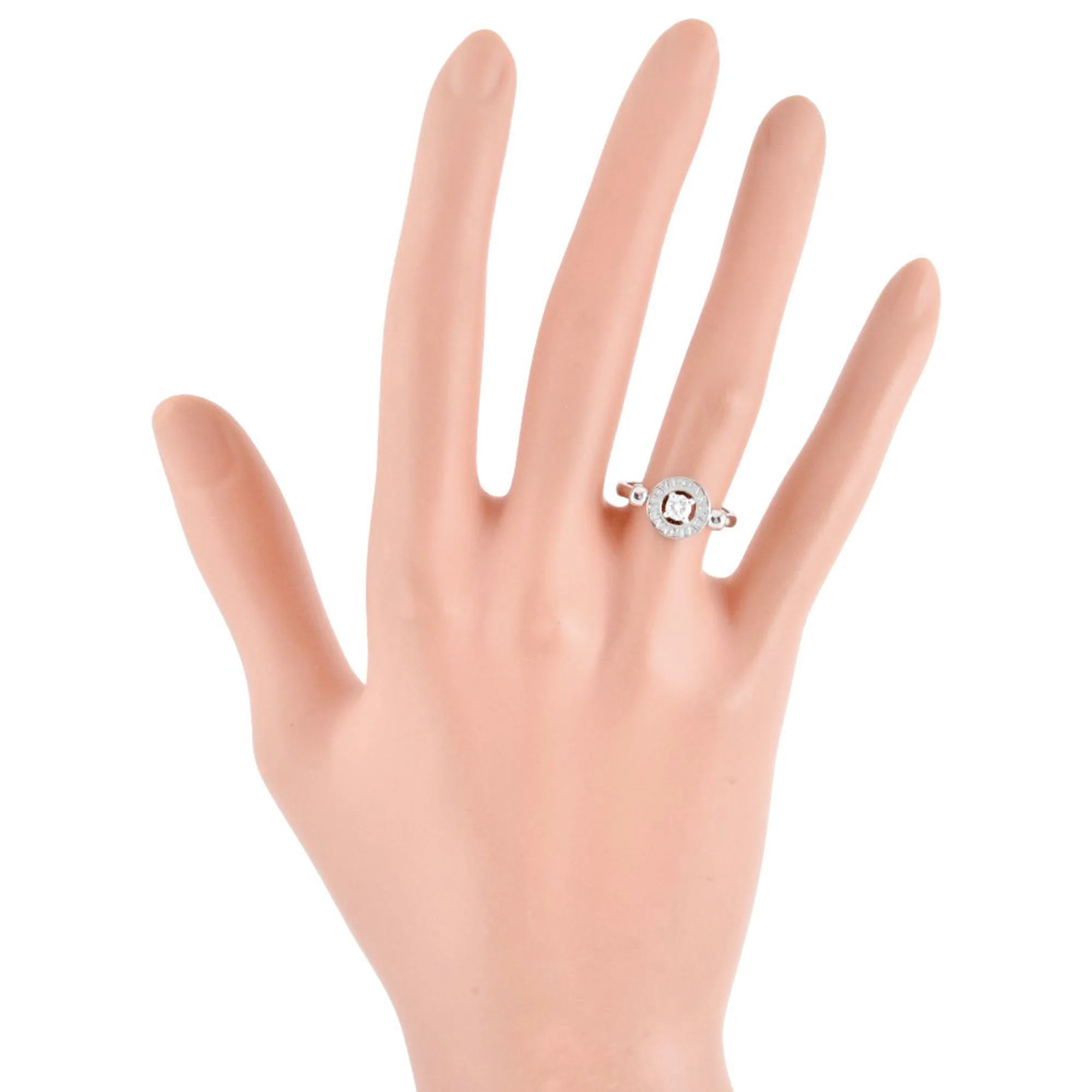 Ring 18K White Gold with Diamond - Image 5