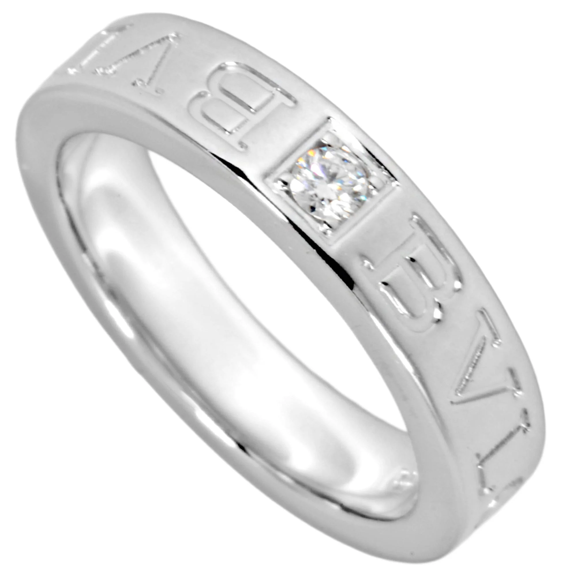 Ring 18K White Gold with Diamond