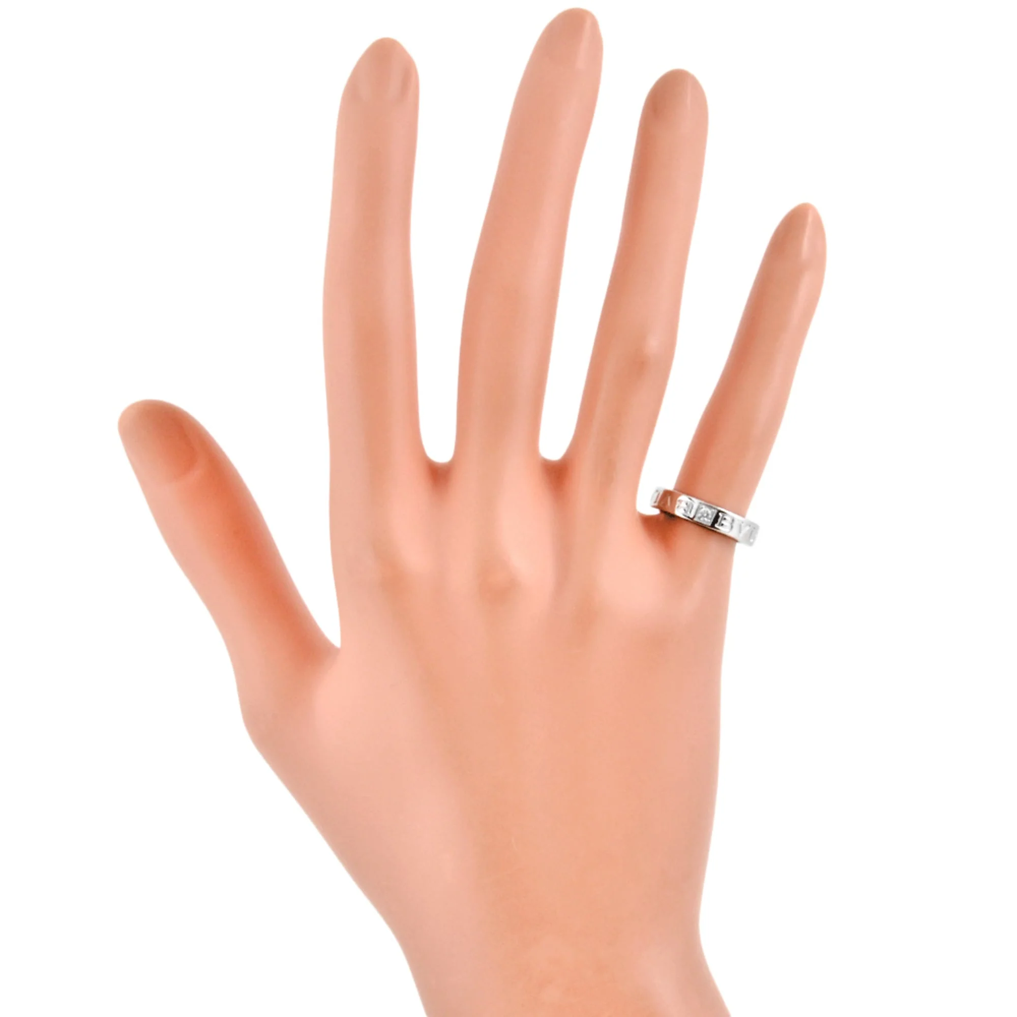 Ring 18K White Gold with Diamond - Image 5