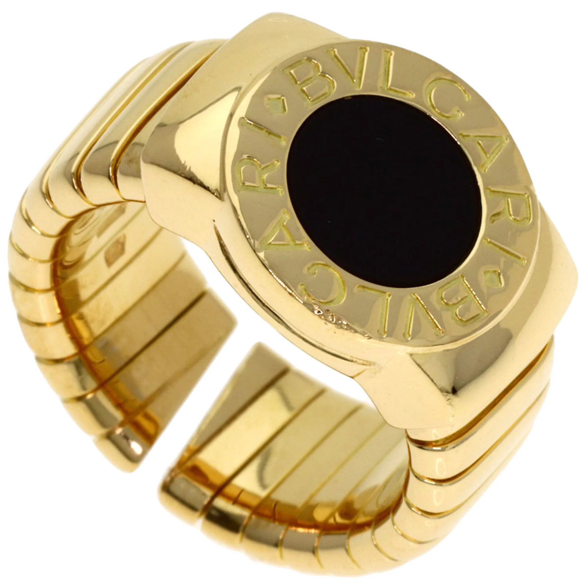 Ring 18K Yellow Gold with Onyx